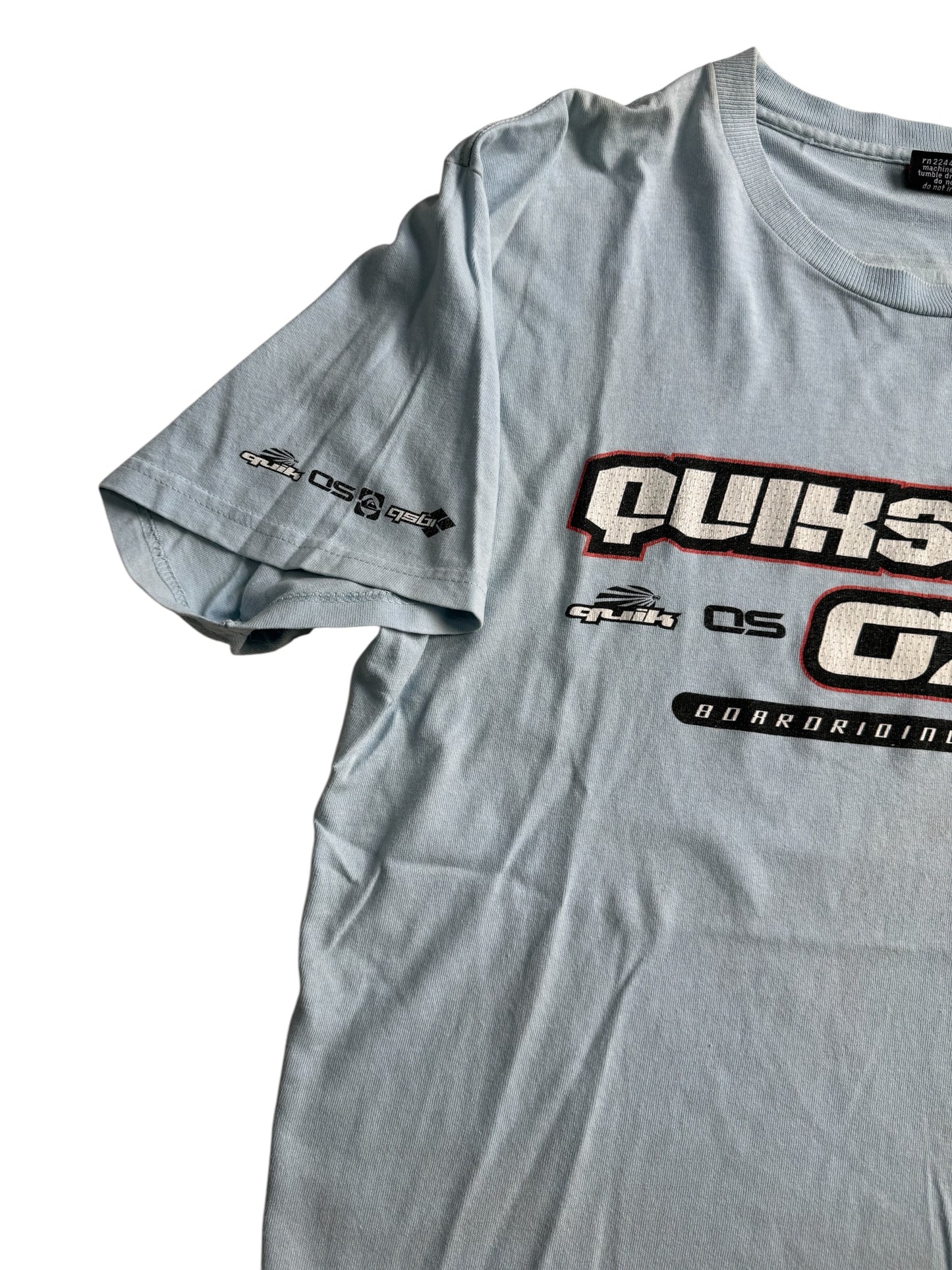 Vintage Quiksilver QS07 Boardriding Company Tshirt Made In USA