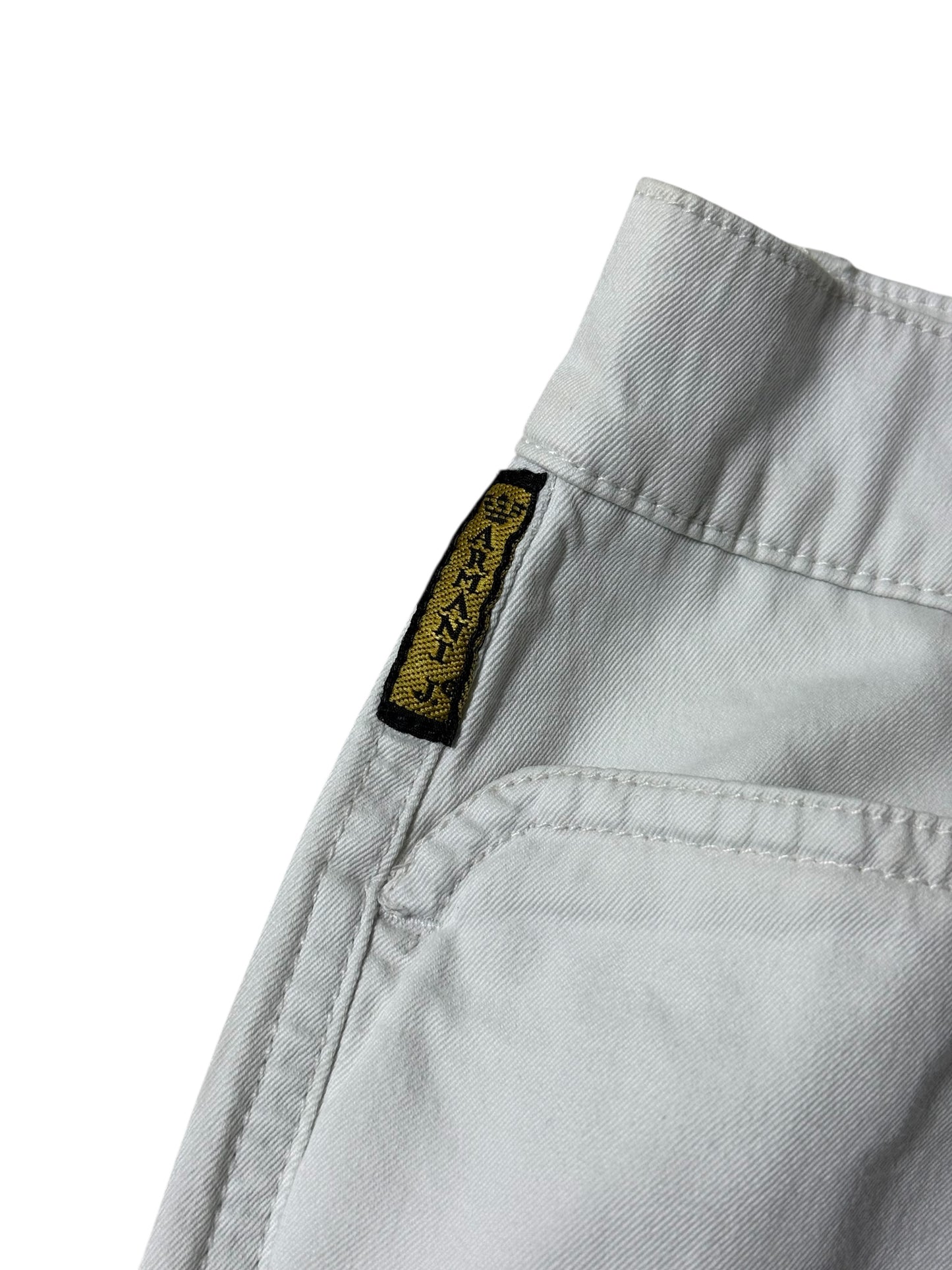Vintage Armani Jeans Eco-Stone Cotton Trousers Made in Italy 90s Designer