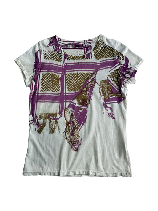 RNA Japan Keffiyeh Scarf Print Graphic Tshirt