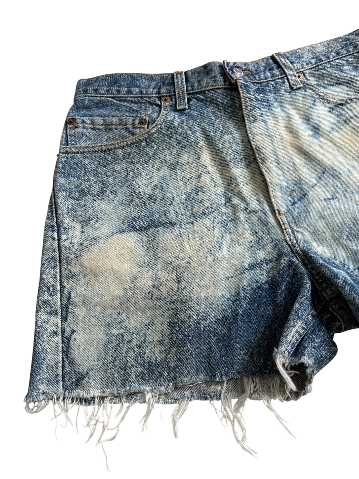 Vintage Levis 505 Acid Wash Cut Off Denim Jeans