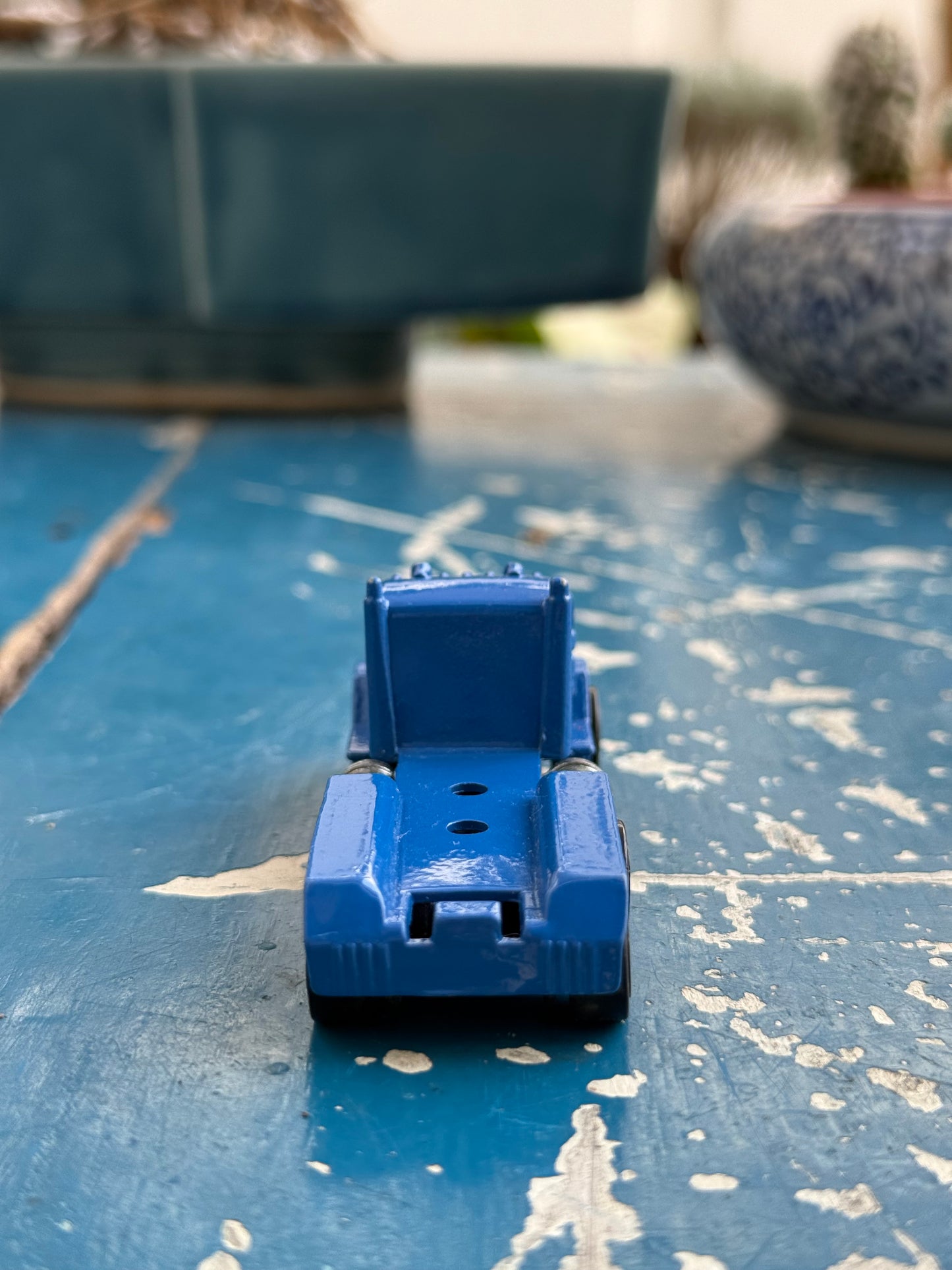 Vintage Hot Wheels 1979 Peterbilt Semi Truck Blue Diecast Malaysia
