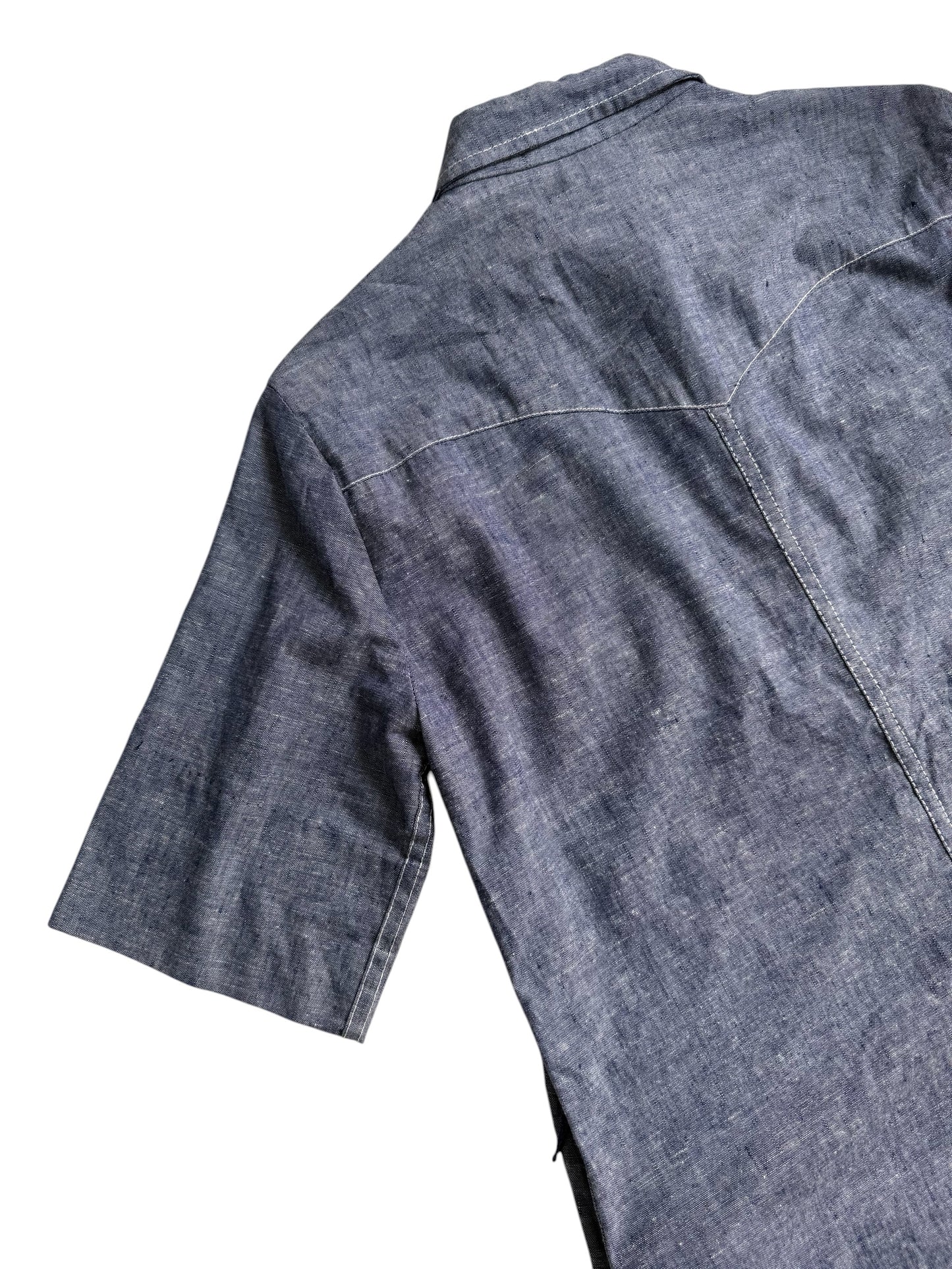 Vintage 1970s-80s Jonathan Logan Chambray Dress