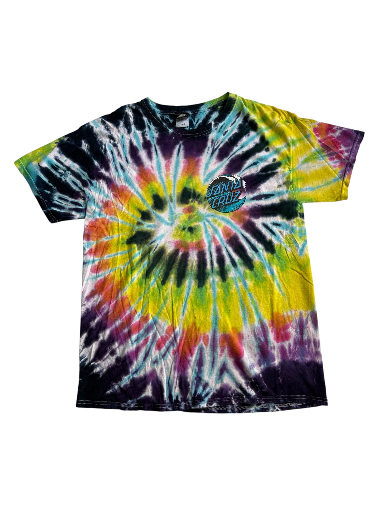 Santa Cruz Tie Dye Skate Tshirt