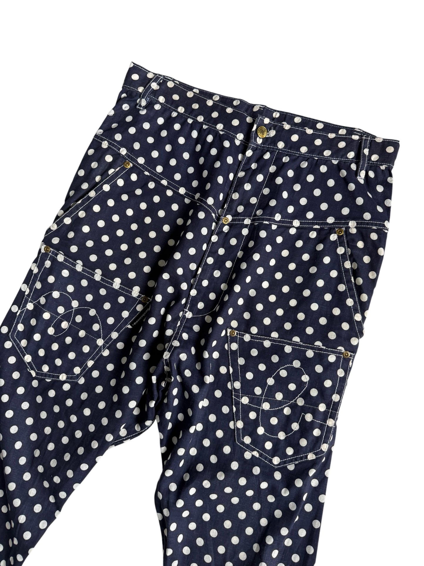 Mercibeaucoup Polka Dot Painter Pants Japanese Designer
