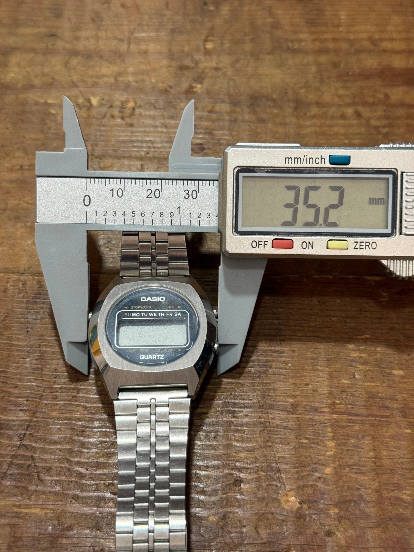 Vintage Casio Casiotron Japan Watch Junk Not Working For Parts