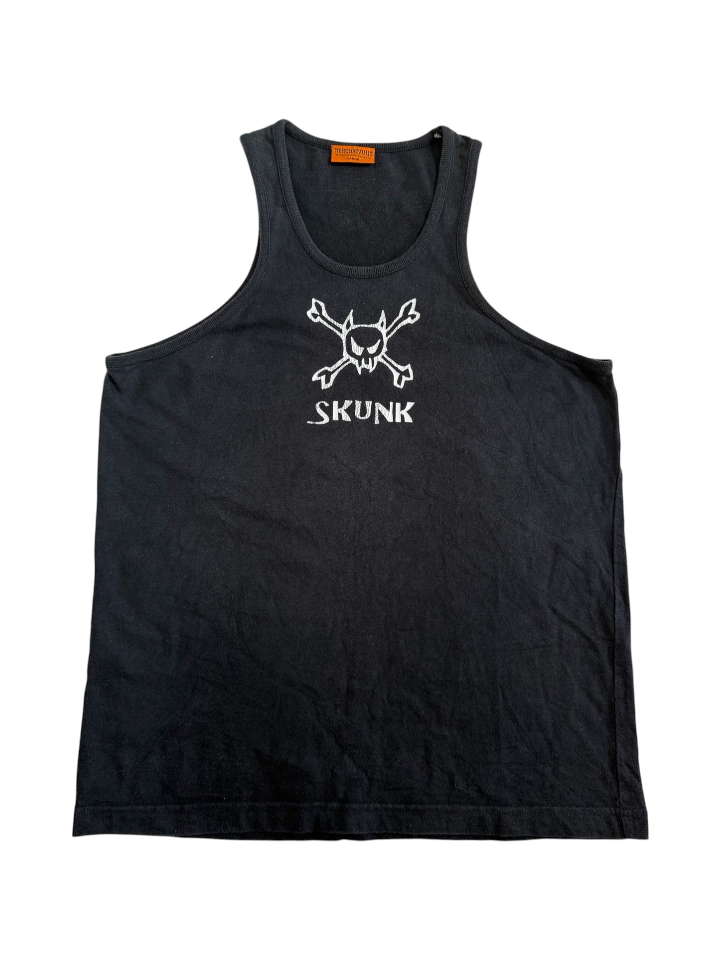 Vintage Mischievous Skunk Tank Top Tee