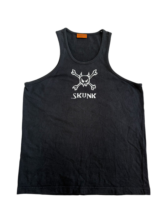 Vintage Mischievous Skunk Tank Top Tee