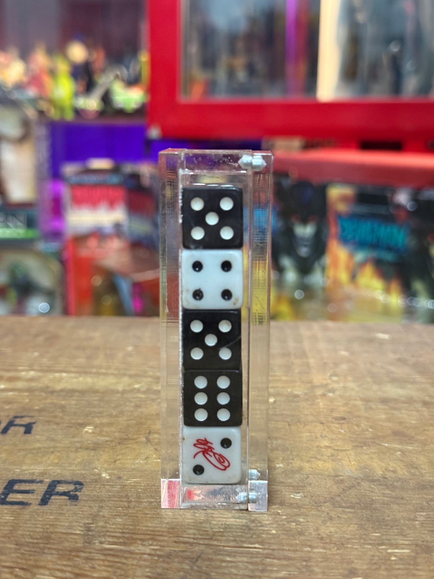Clot Supreme Dice Desk Toy “Fuck You Pay Me” Acrylic Case