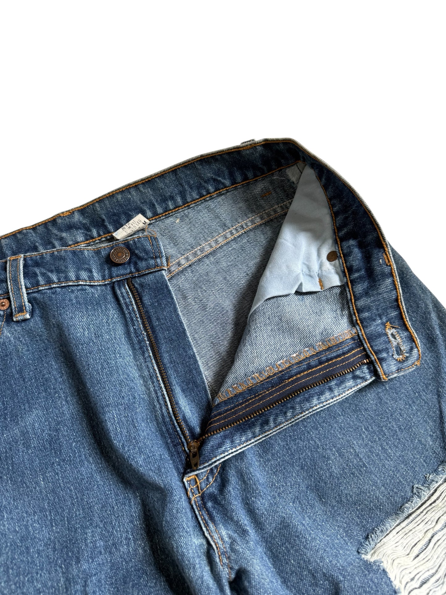 Vintage Levis 512 Made in USA Distressed Tapered Leg Jeans