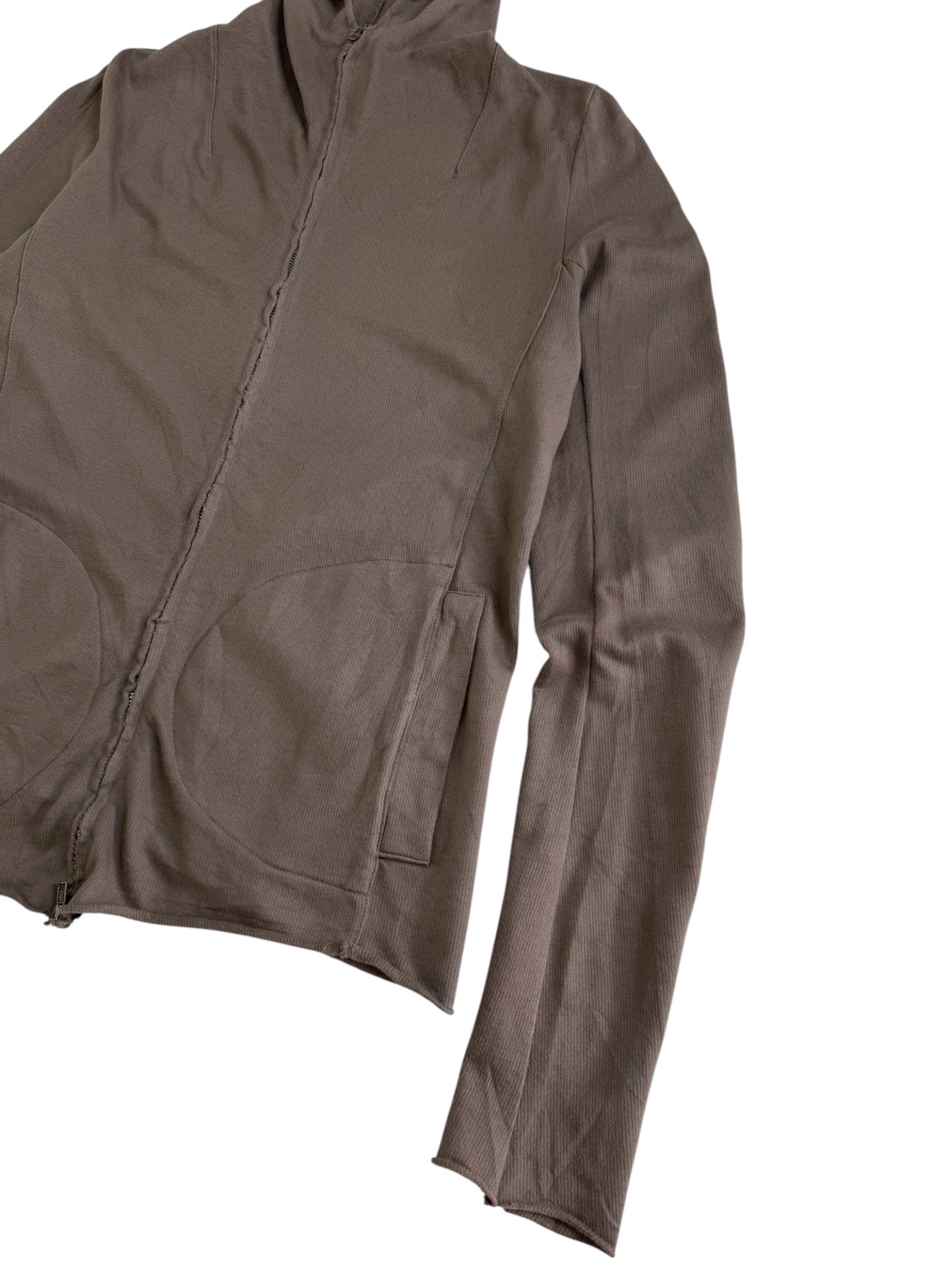 Poeme Bohemien Hooded Zip Jacket Made in Italy