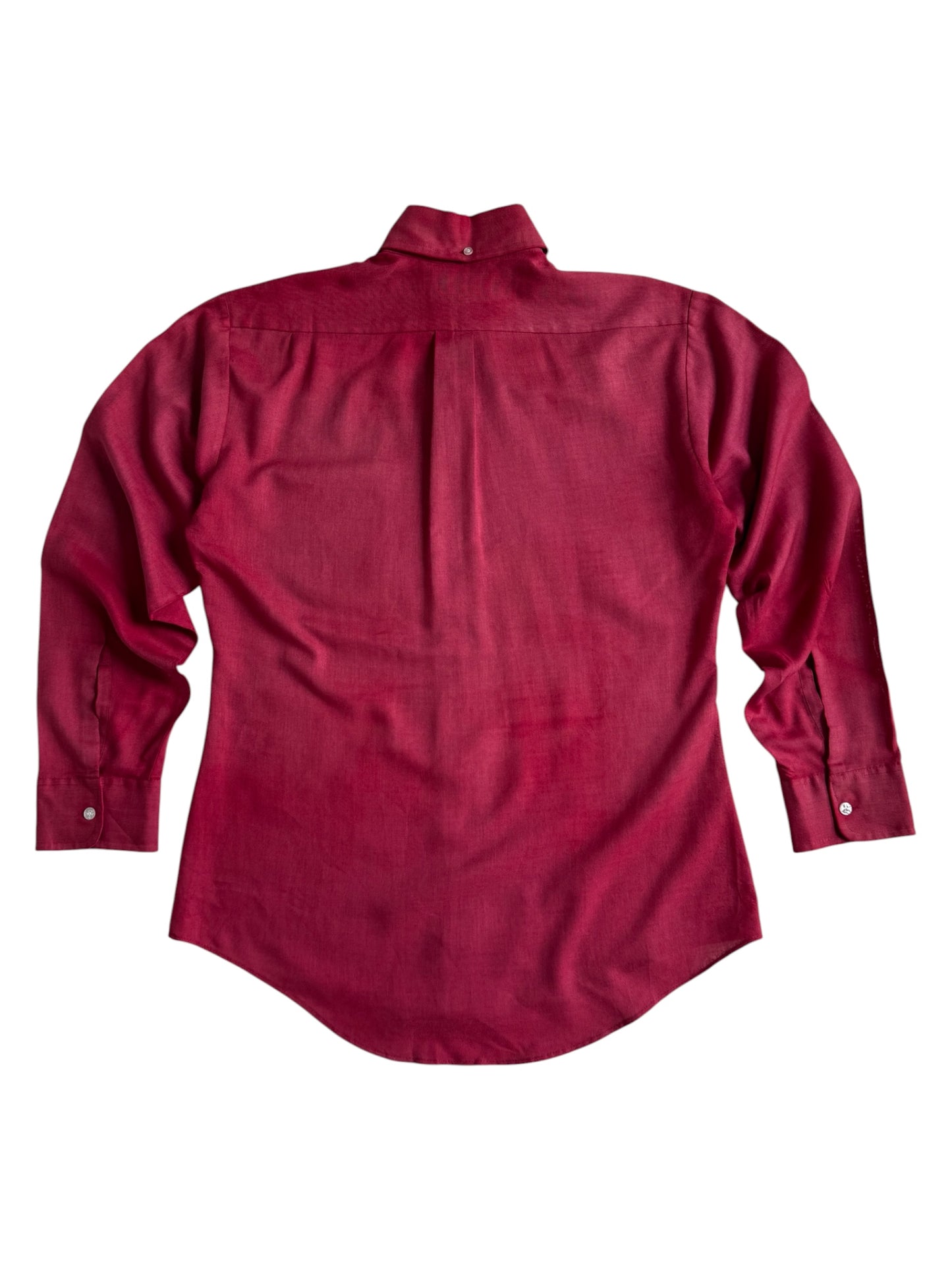 Vintage 1960s-70s Sears Kings Road Perma-Prest Button Down Shirt