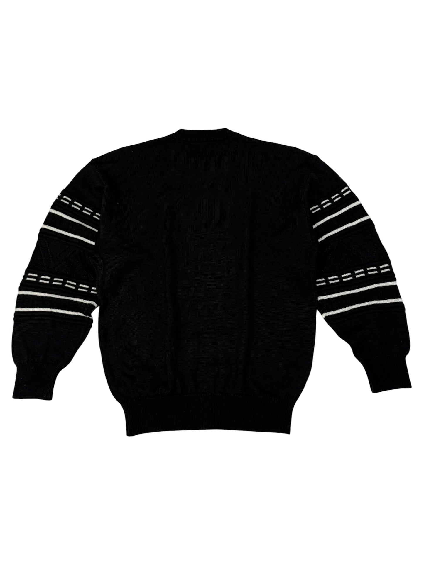 Vintage Seve Ballesteros Renown Golf Sweater Geometric Knit Crewneck Made In Japan