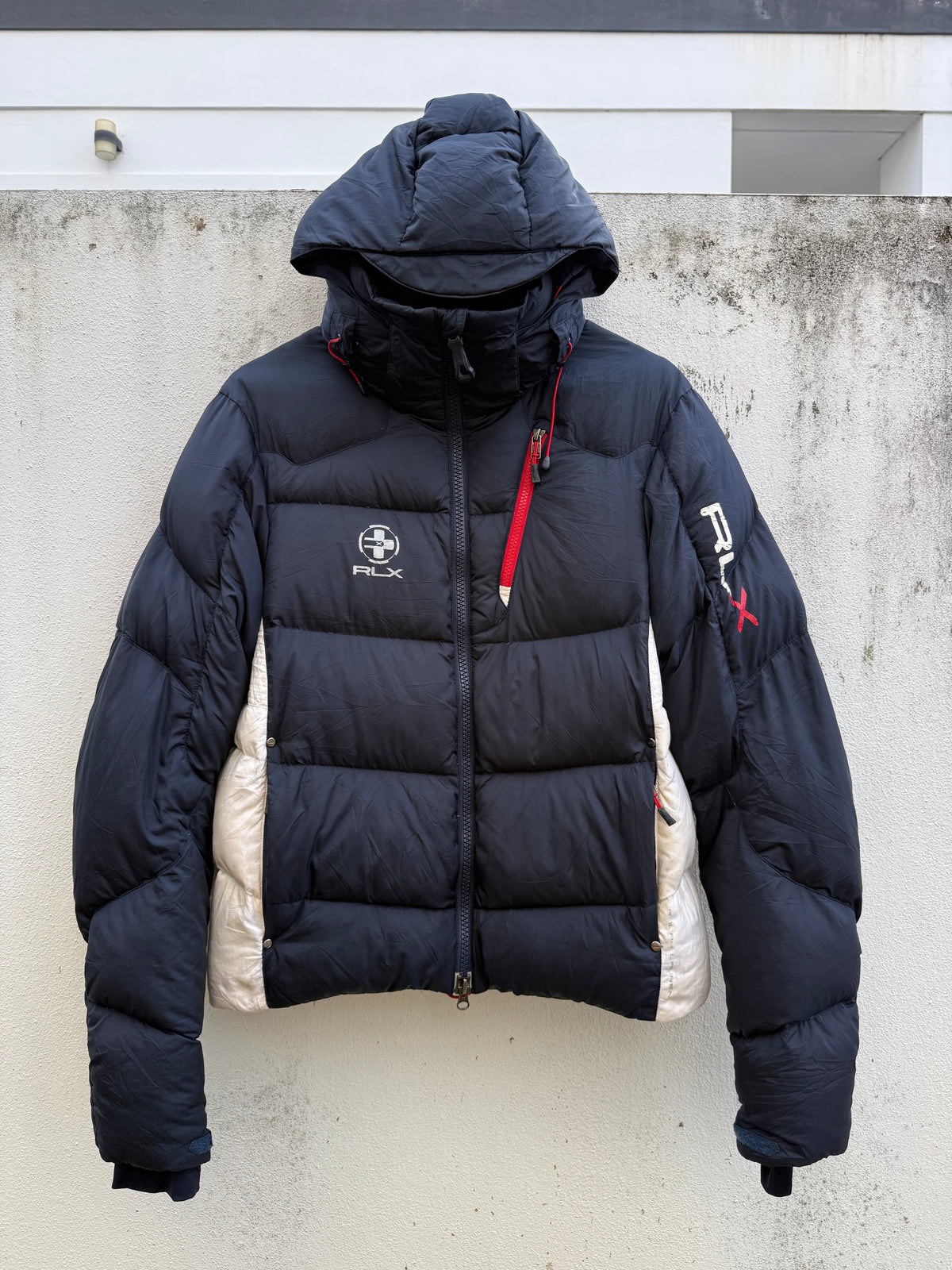Vintage Y2K Polo Ralph Lauren RLX Down Puffer Jacket Hooded