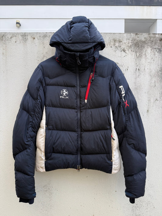 Vintage Y2K Polo Ralph Lauren RLX Down Puffer Jacket Hooded