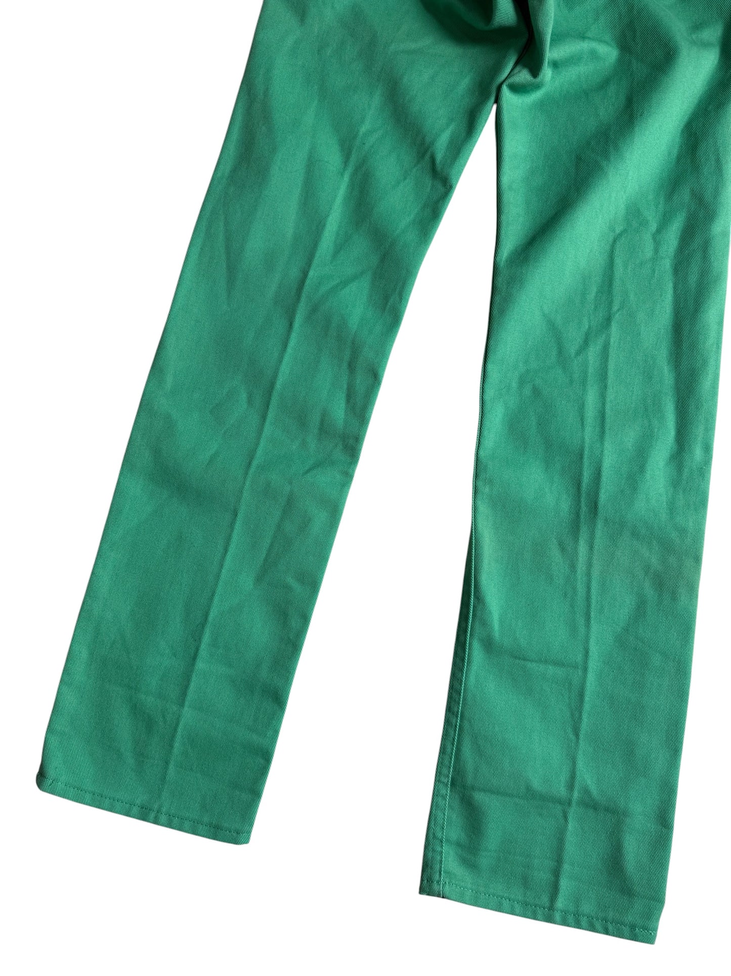 Vintage 1980s Levis 505 Green Tab Green Twill Jeans Made in USA