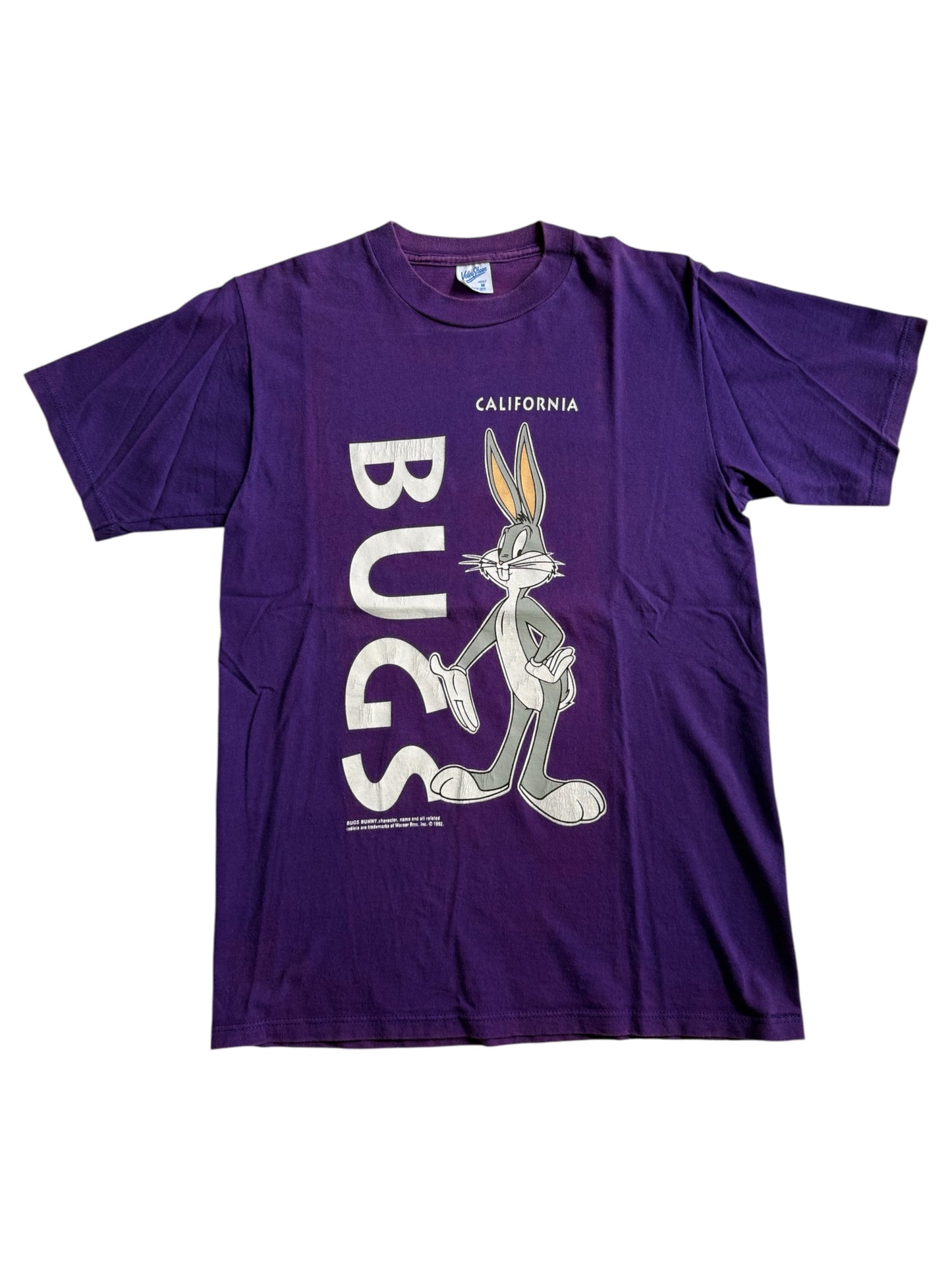 Vintage Bugs Bunny California Graphic Tshirt USA 1992