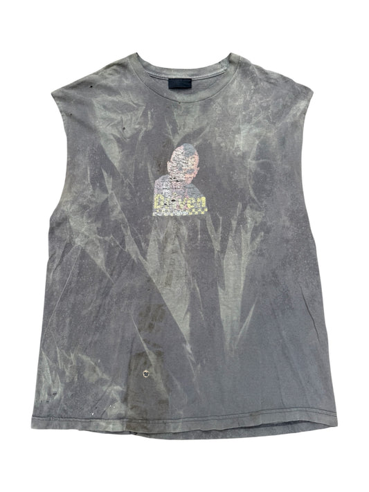 Vintage Serial Killer “Driven” Parody Taxi Driver Distressed Cut-Off Tee 90s Streetwear