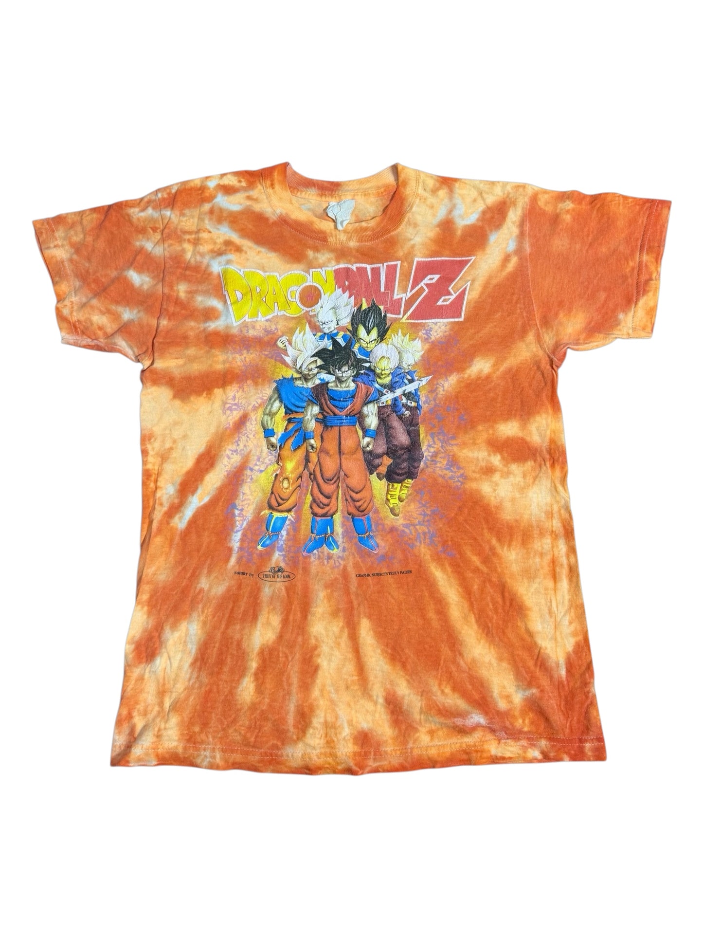 Vintage Dragon Ball Z Tie Dye Tshirt Goku Vegeta Trunks Anime 1990s