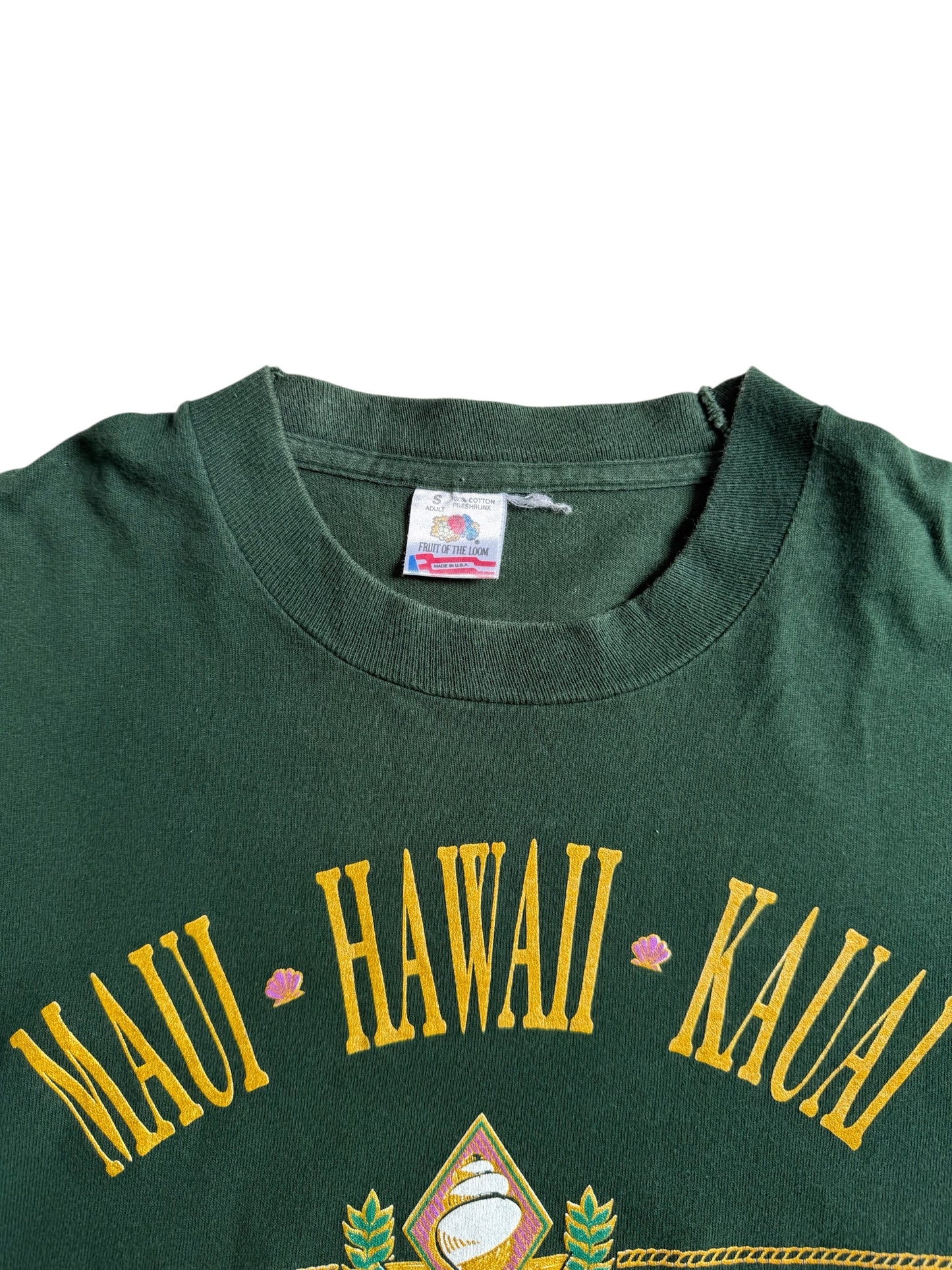 Vintage 90s Maui Hawaii Kauai Aloha Tshirt USA