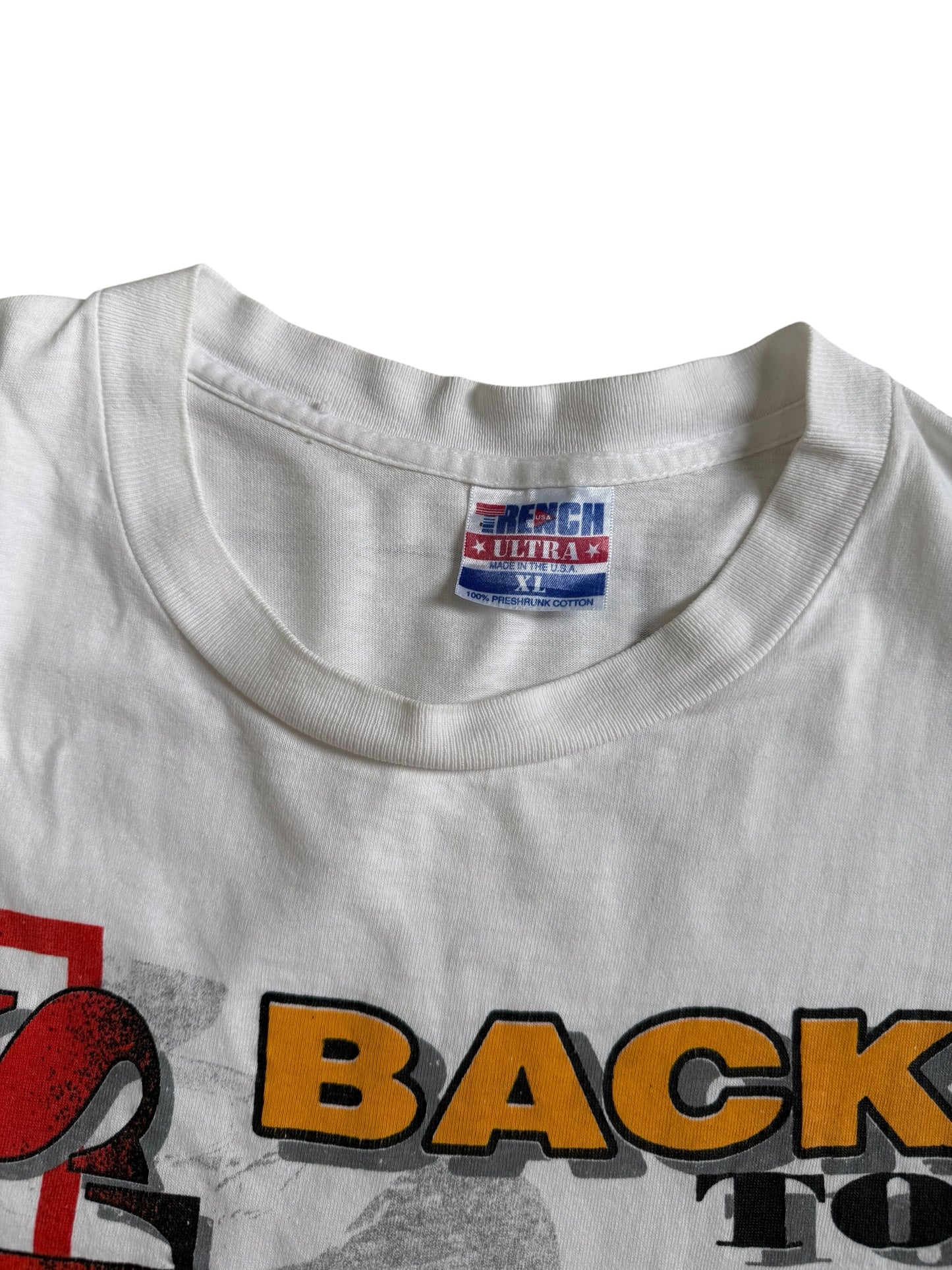Vintage 1992 Chicago Bulls Back To Back NBA Champions Tshirt Made in USA