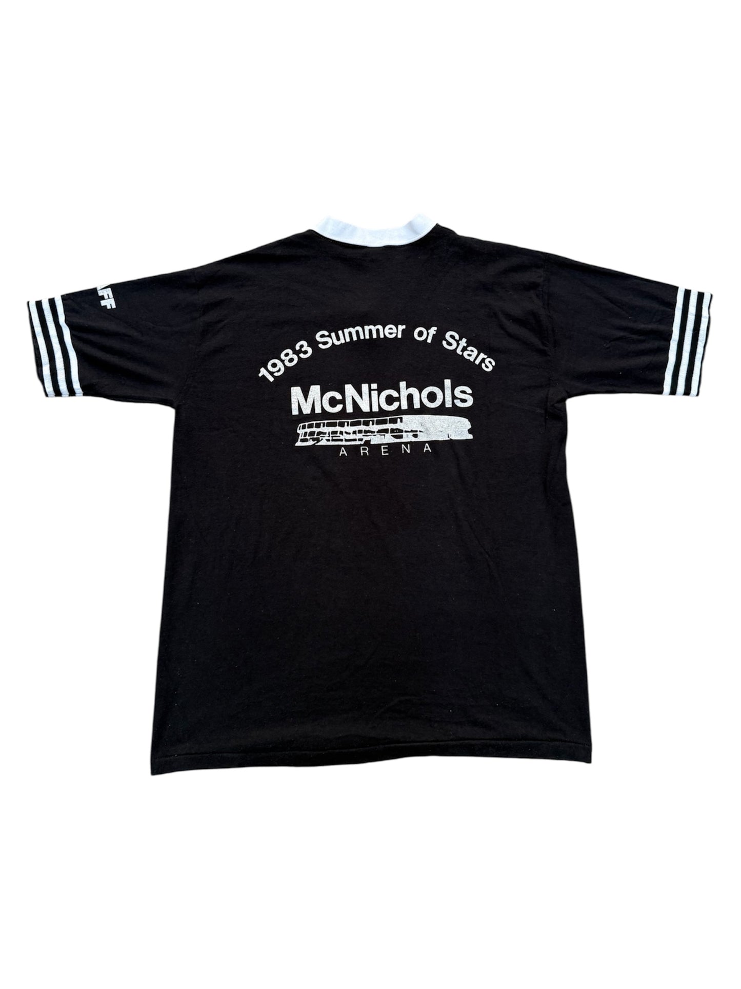 Vintage 1983 McNichols Arena Summer of Stars Staff Jersey Tshirt