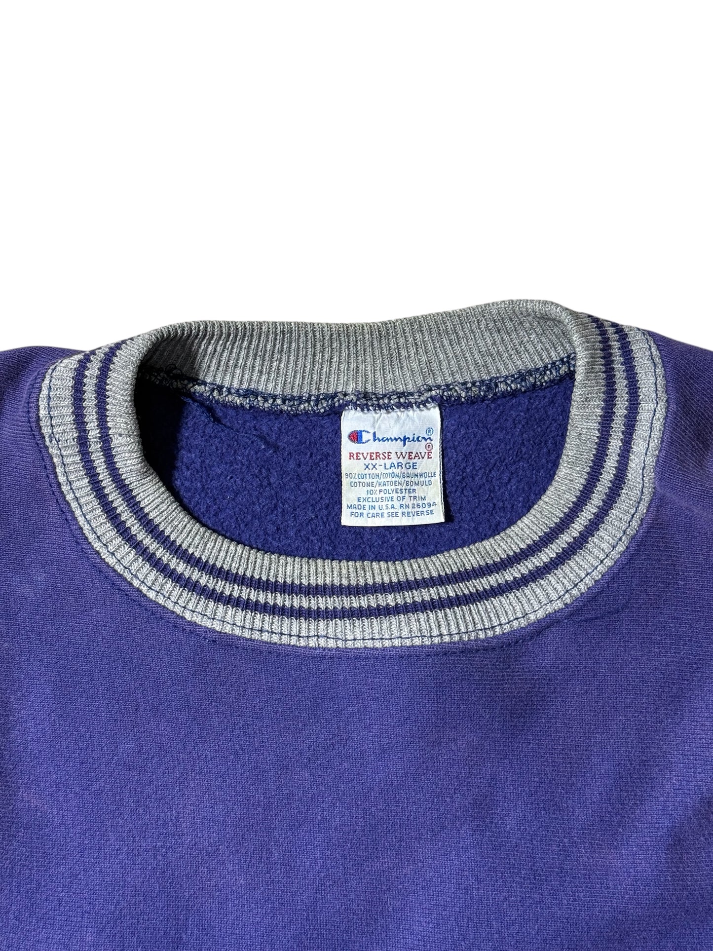 Vintage Champion Reverse Weave Script Logo Sweatshirt