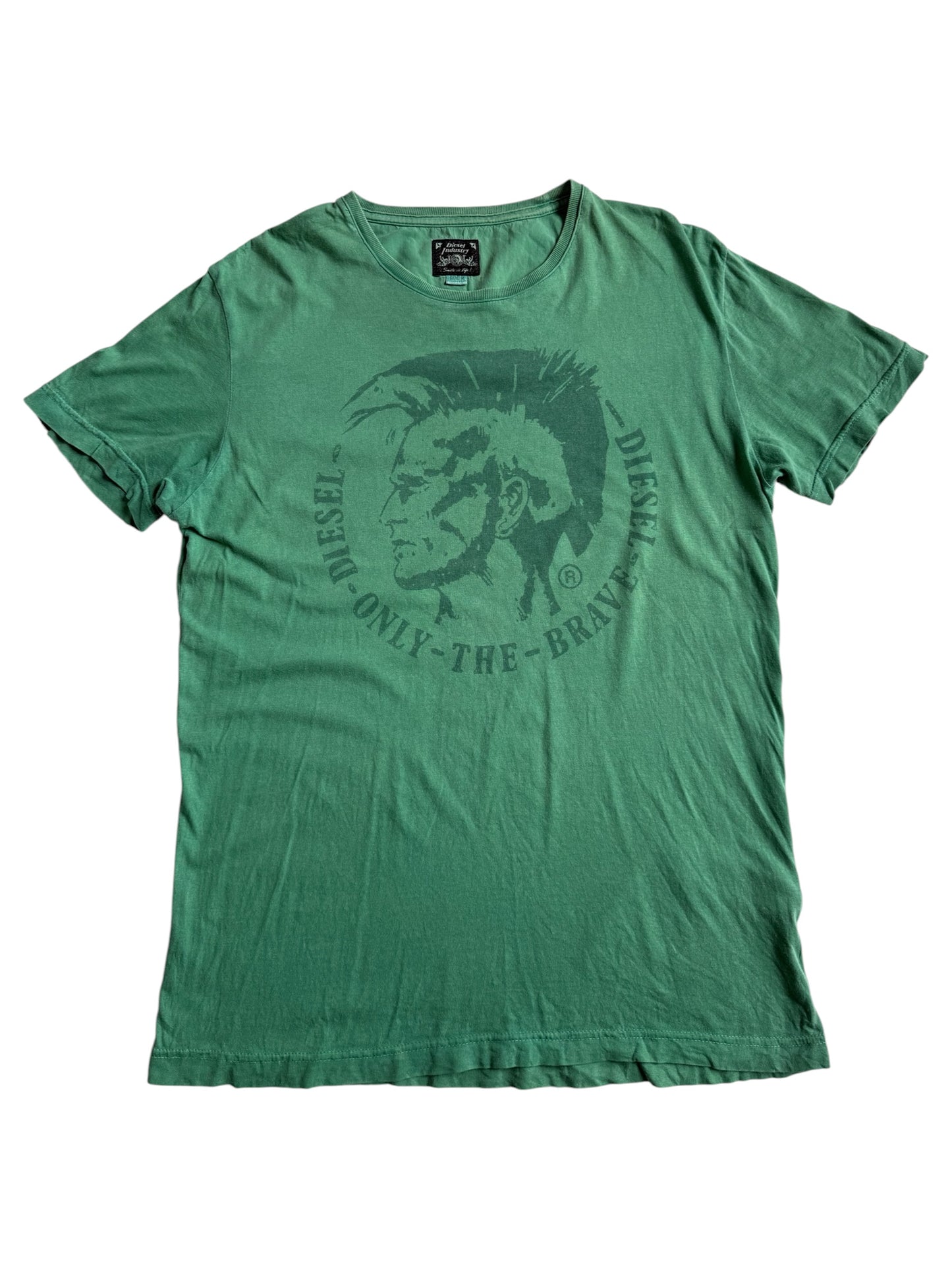 Vintage Y2K Diesel Only The Brave Graphic Tshirt