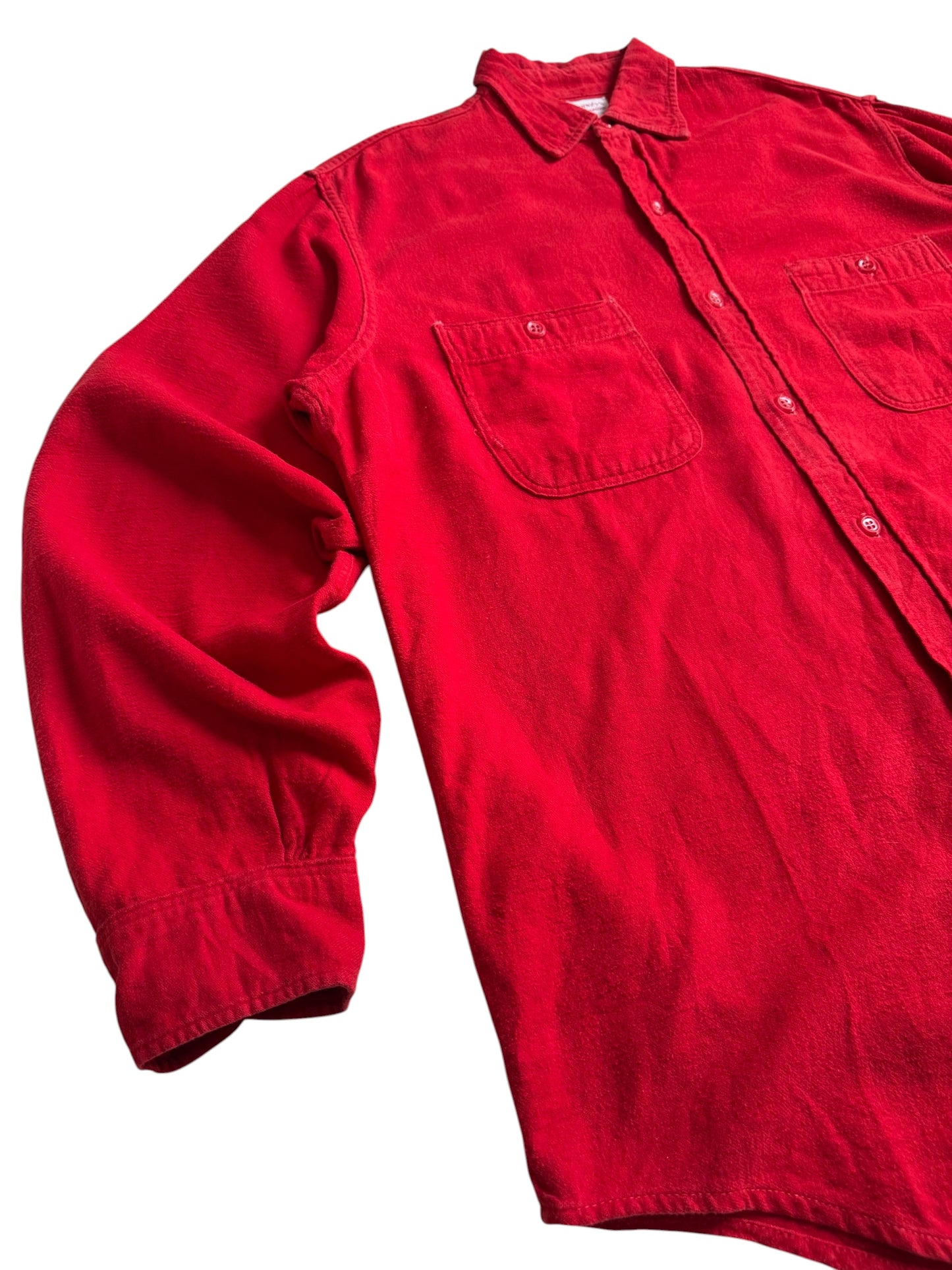 Vintage 1950s Penney’s Sanforized Red Work Shirt