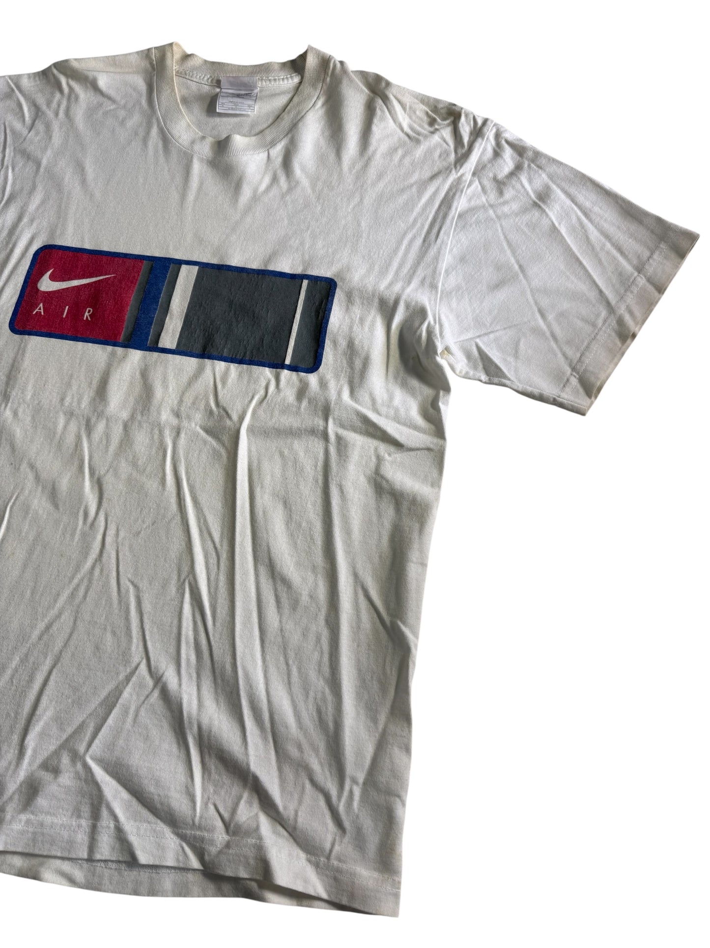 Vintage Nike Air Block Logo Tshirt Made In USA