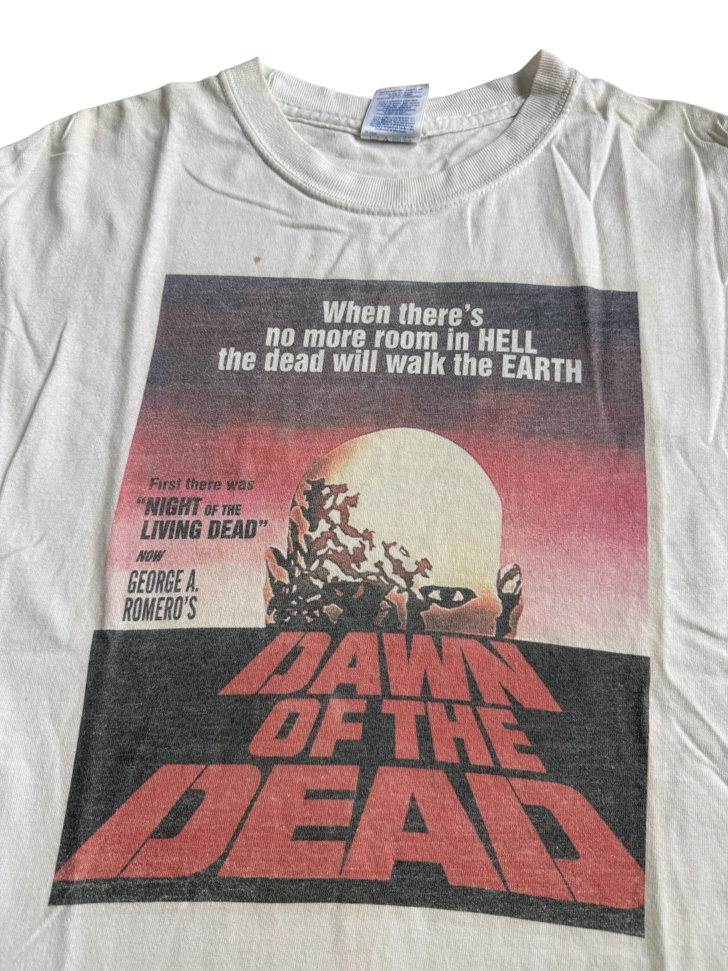 Vintage Dawn Of The Dead Horror Movie Tshirt