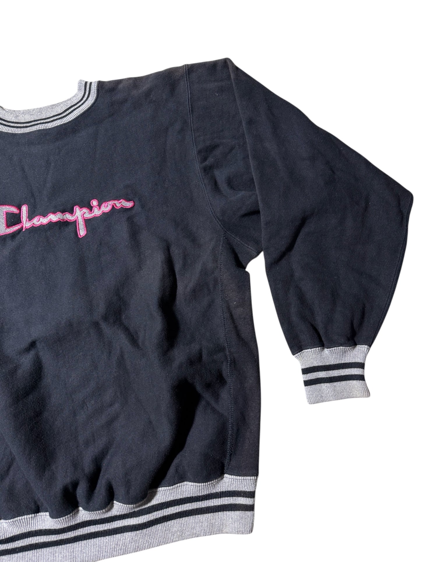 Vintage 90s Champion Reverse Weave Script Logo Sweatshirt