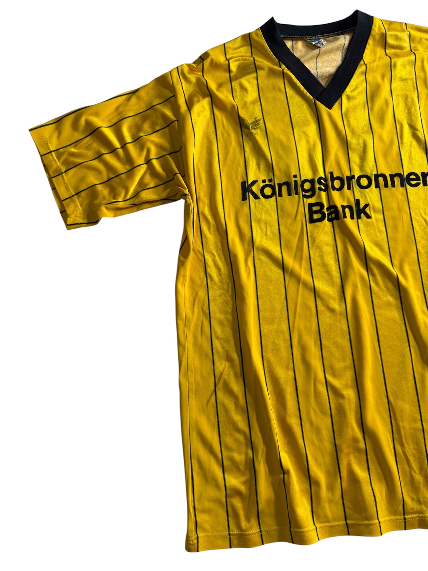 Vintage Erima West Germany Football Jersey Königsbronner Bank