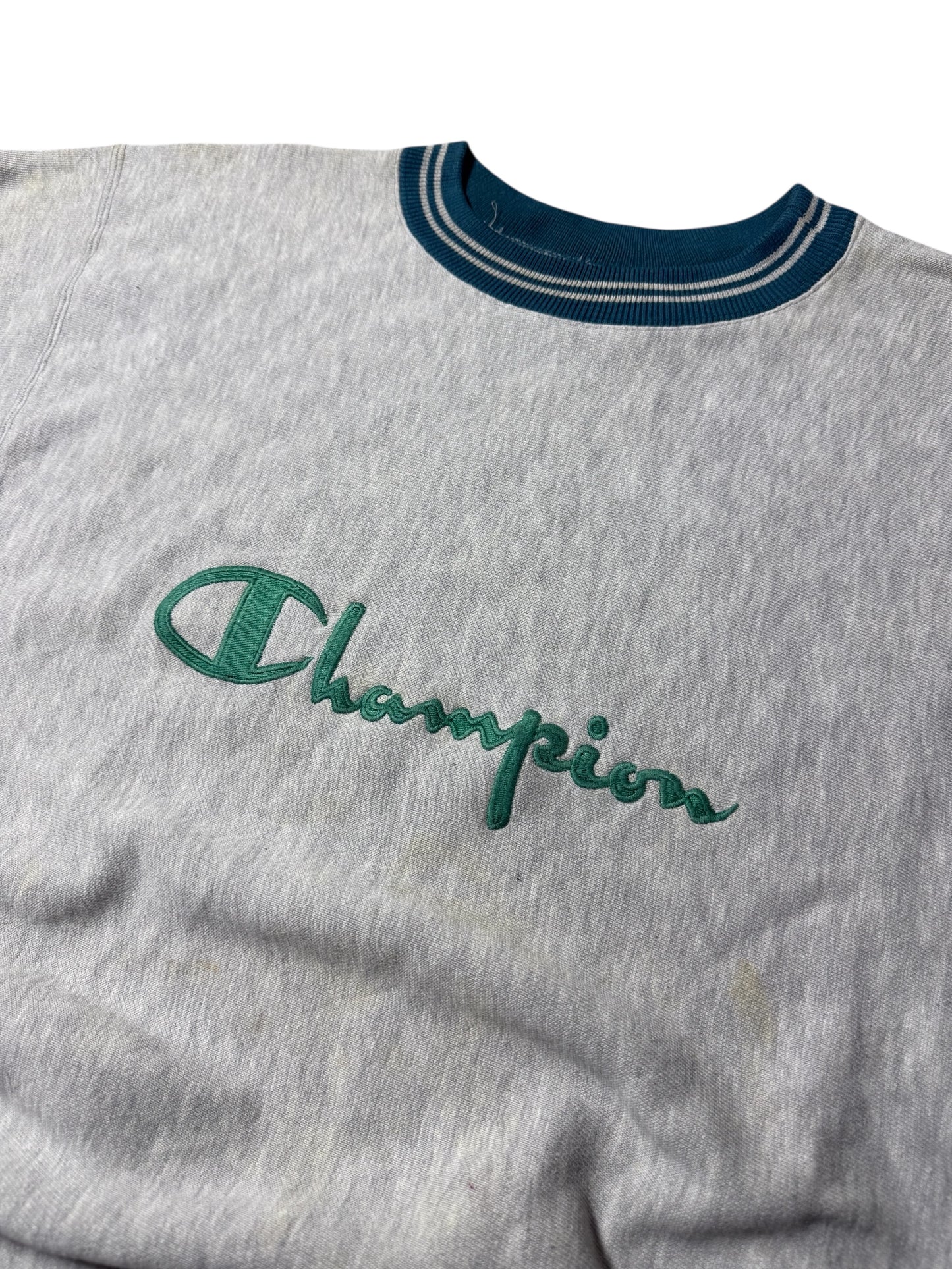 Vintage 90s Champion Reverse Weave Script Logo Sweatshirt
