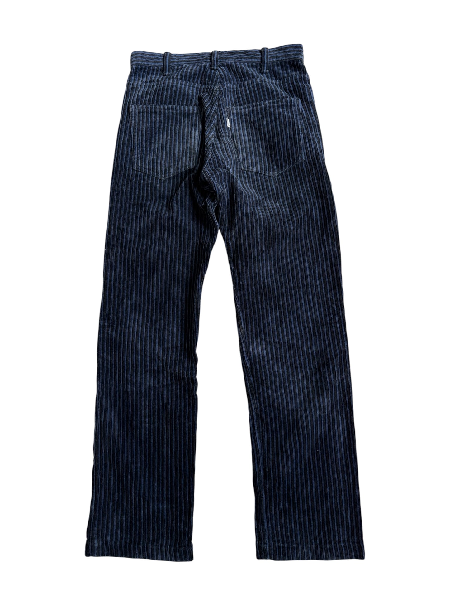 BEAMS Blue Stripe Corduroy Pants
