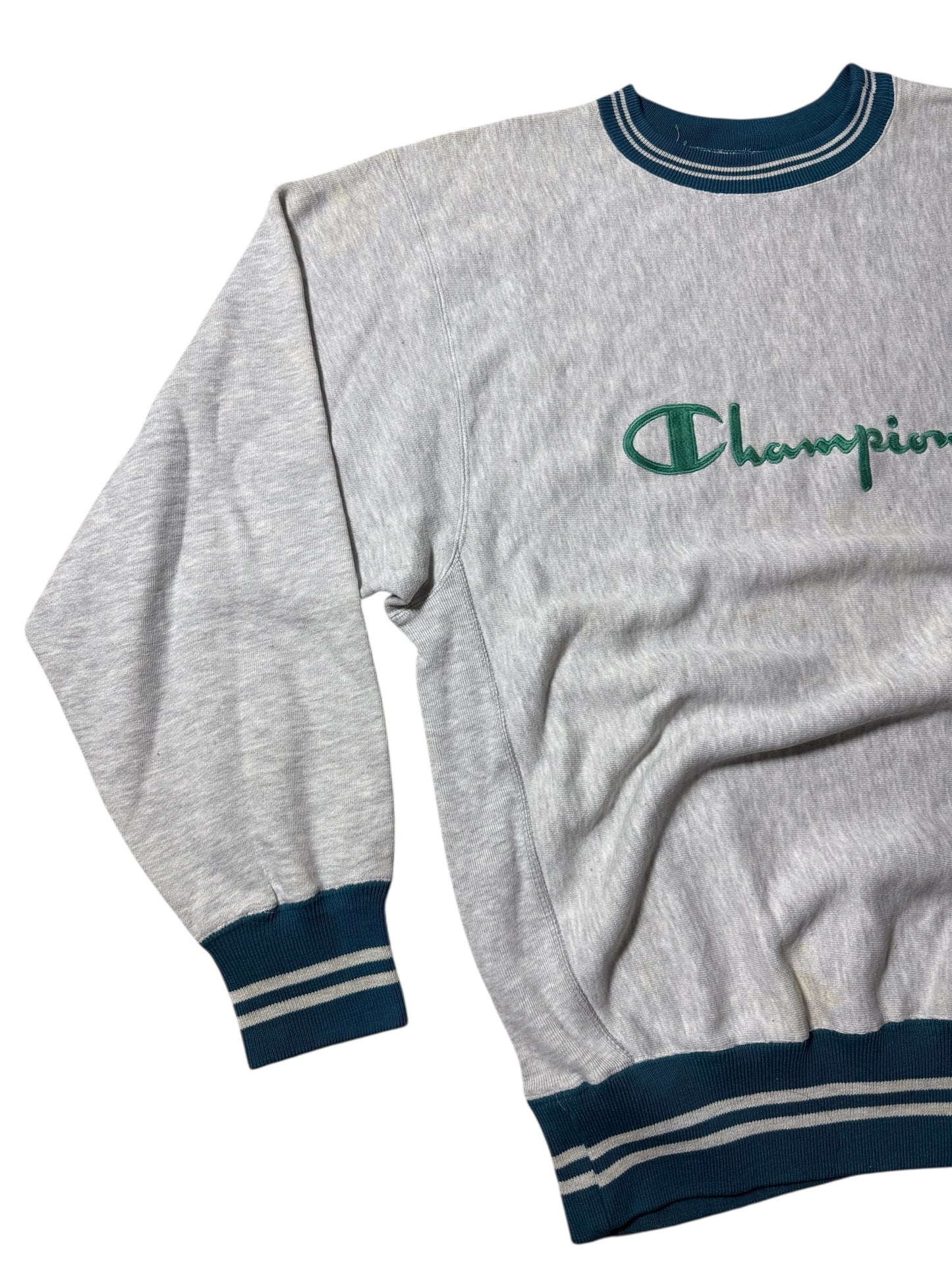 Vintage 90s Champion Reverse Weave Script Logo Sweatshirt
