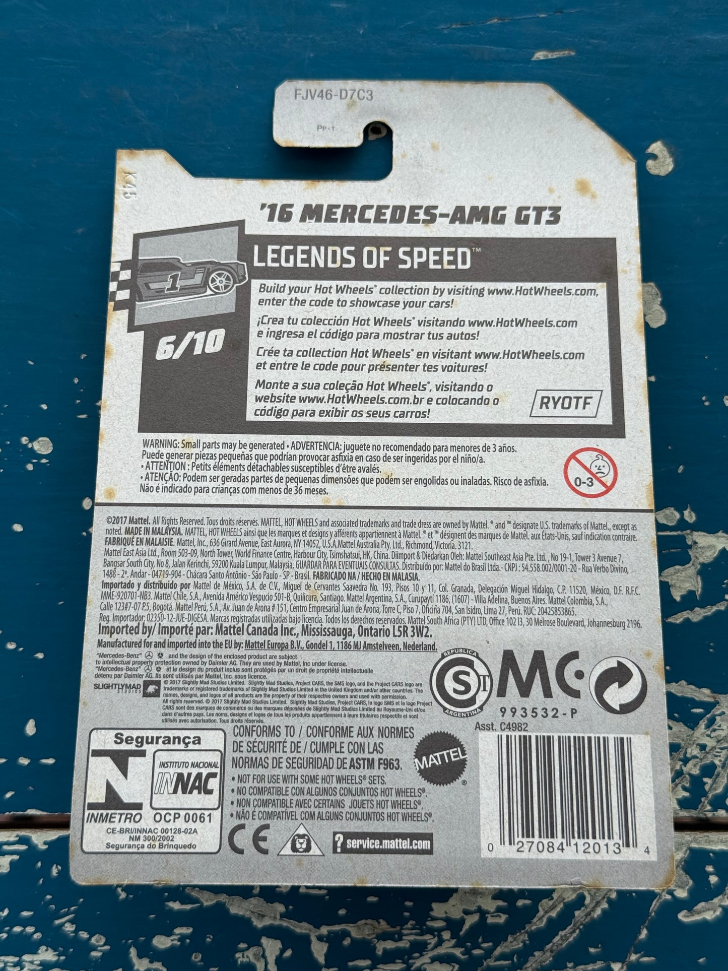 Hot Wheels ‘16 Mercedes-AMG GT3