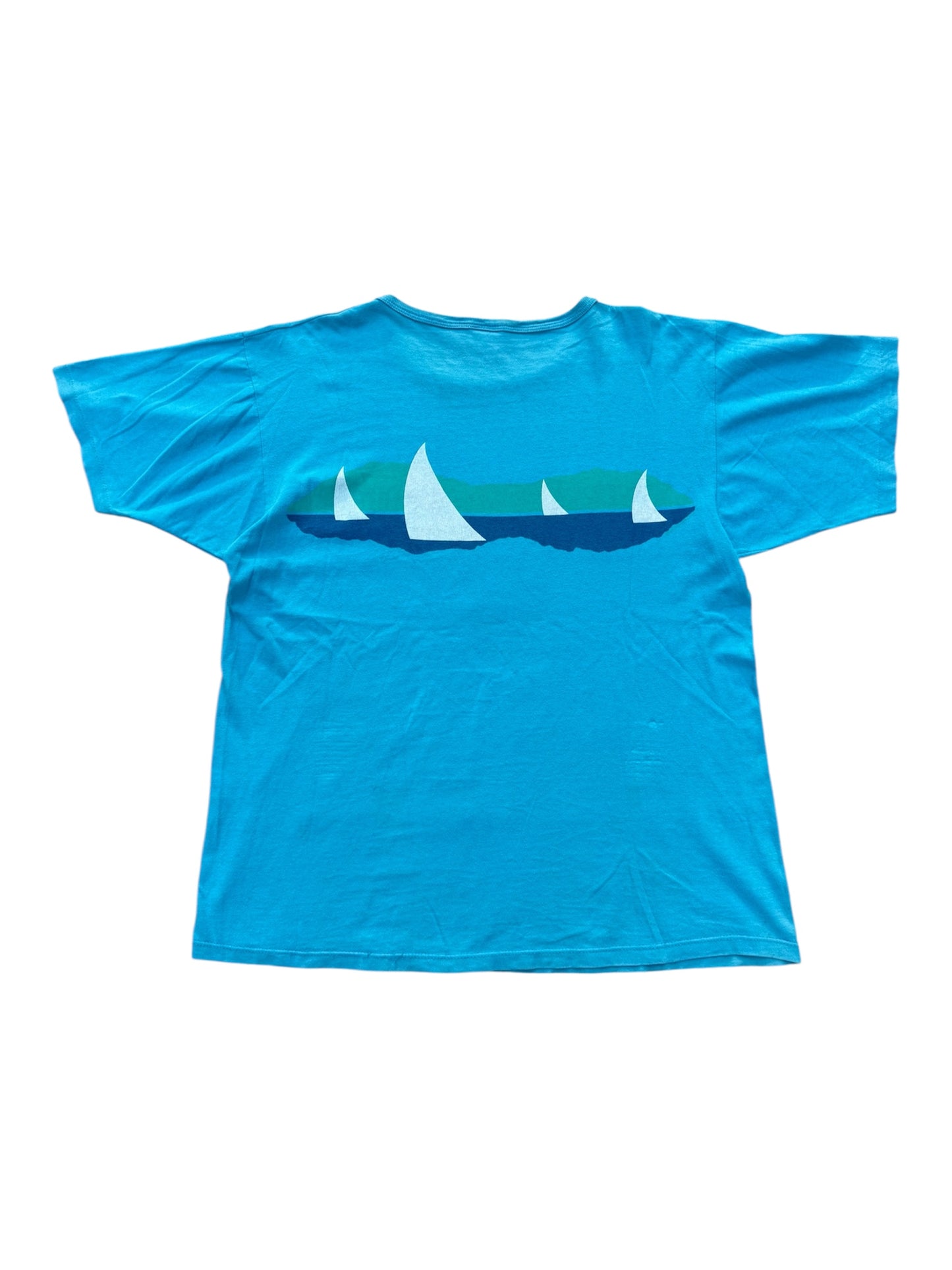 Vintage 1980s Crazy Shirts Hawaii Sailing Tshirt