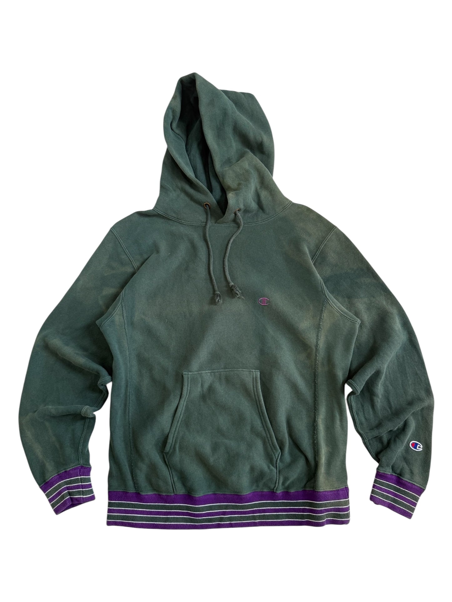 Champion Reverse Weave Two Tone Sun Faded Hoodie