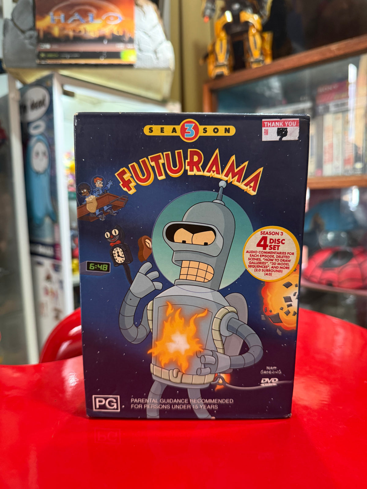 Futurama Season 3 Complete 4 Disc DVD Box Set Australian Release 2003