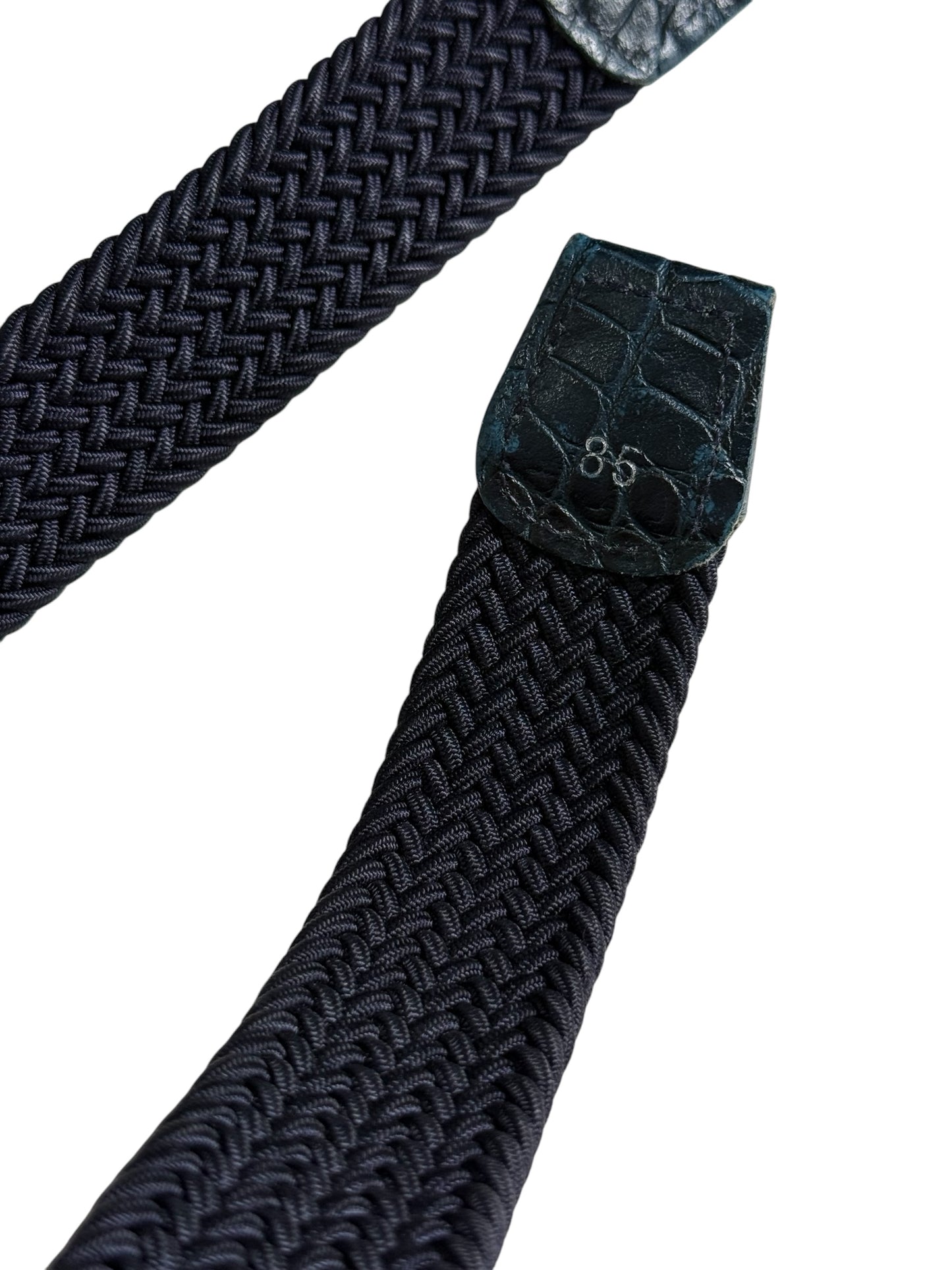 Kamakura Shirts Rubber Mesh Belt Made in Italy