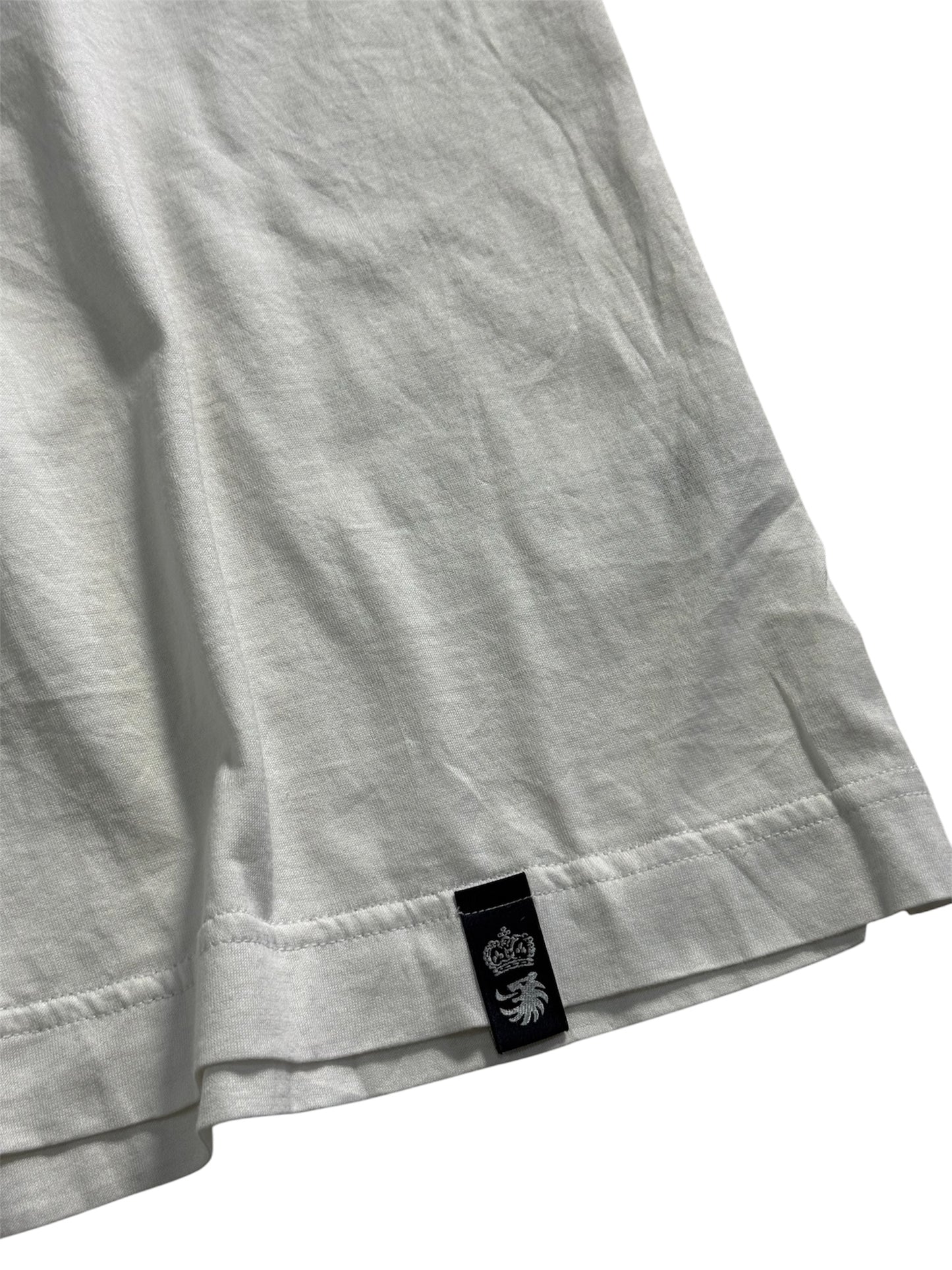 Drumohr Pocket Tshirt White Minimal Made in Italy