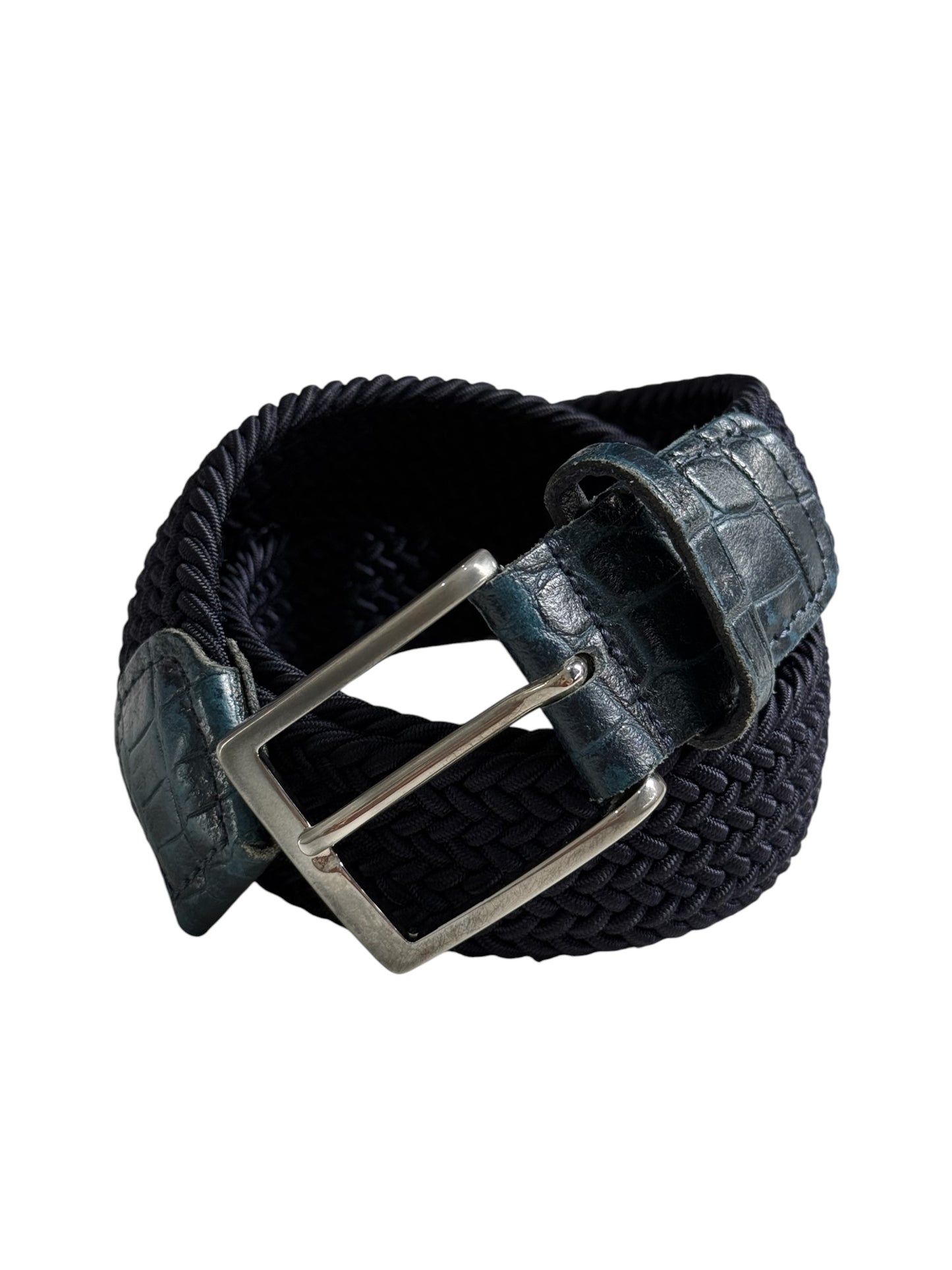 Kamakura Shirts Rubber Mesh Belt Made in Italy
