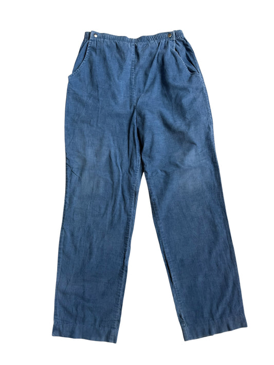Vintage Precious Cargo by Marion Sue Corduroy Elastic Waist Pants Made in USA