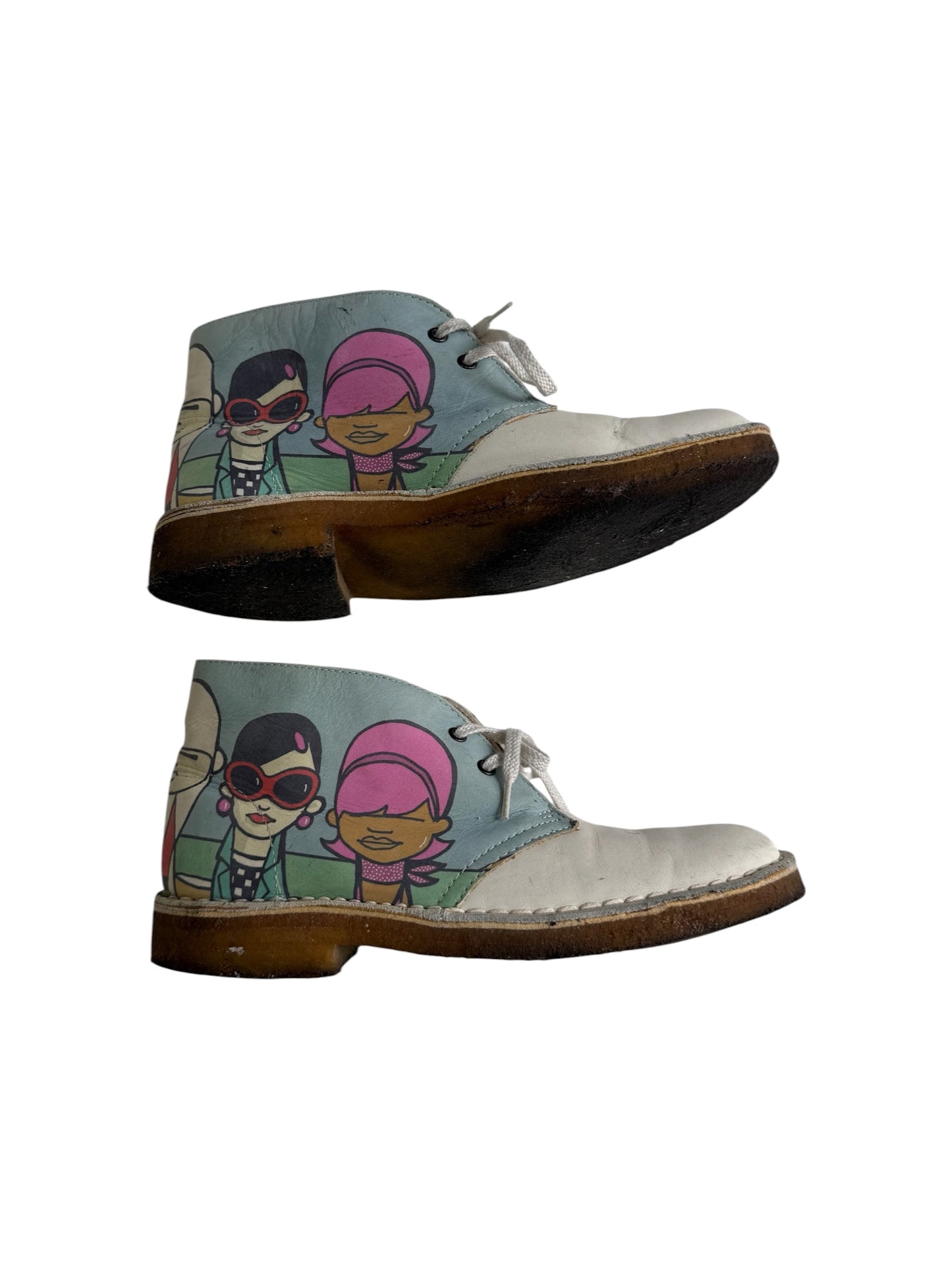 Clarks Originals x Pete McKee Limited Edition Mod Art Desert Boots