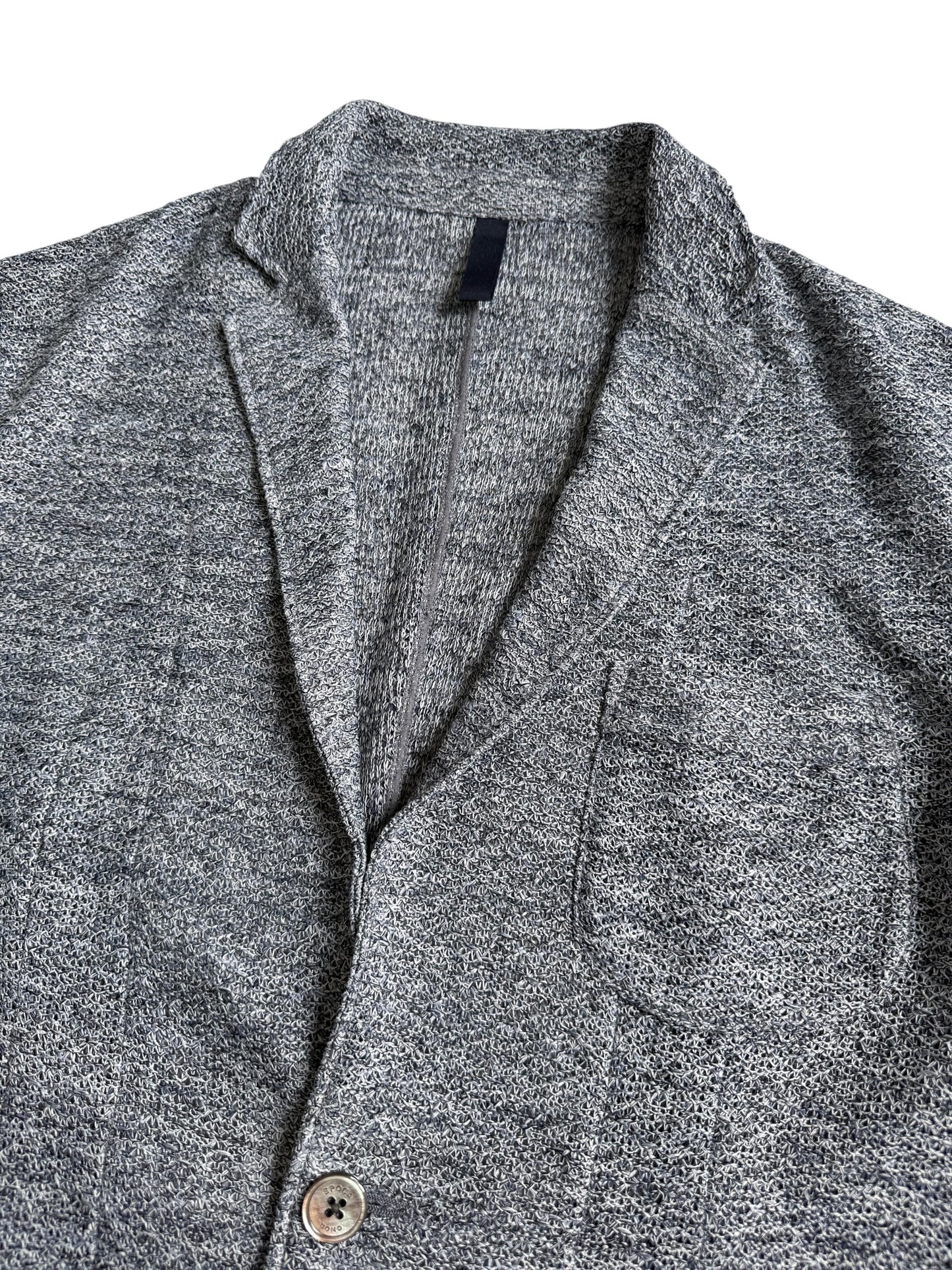 Epoca Uomo Japan Knit Tailored Blazer Grey