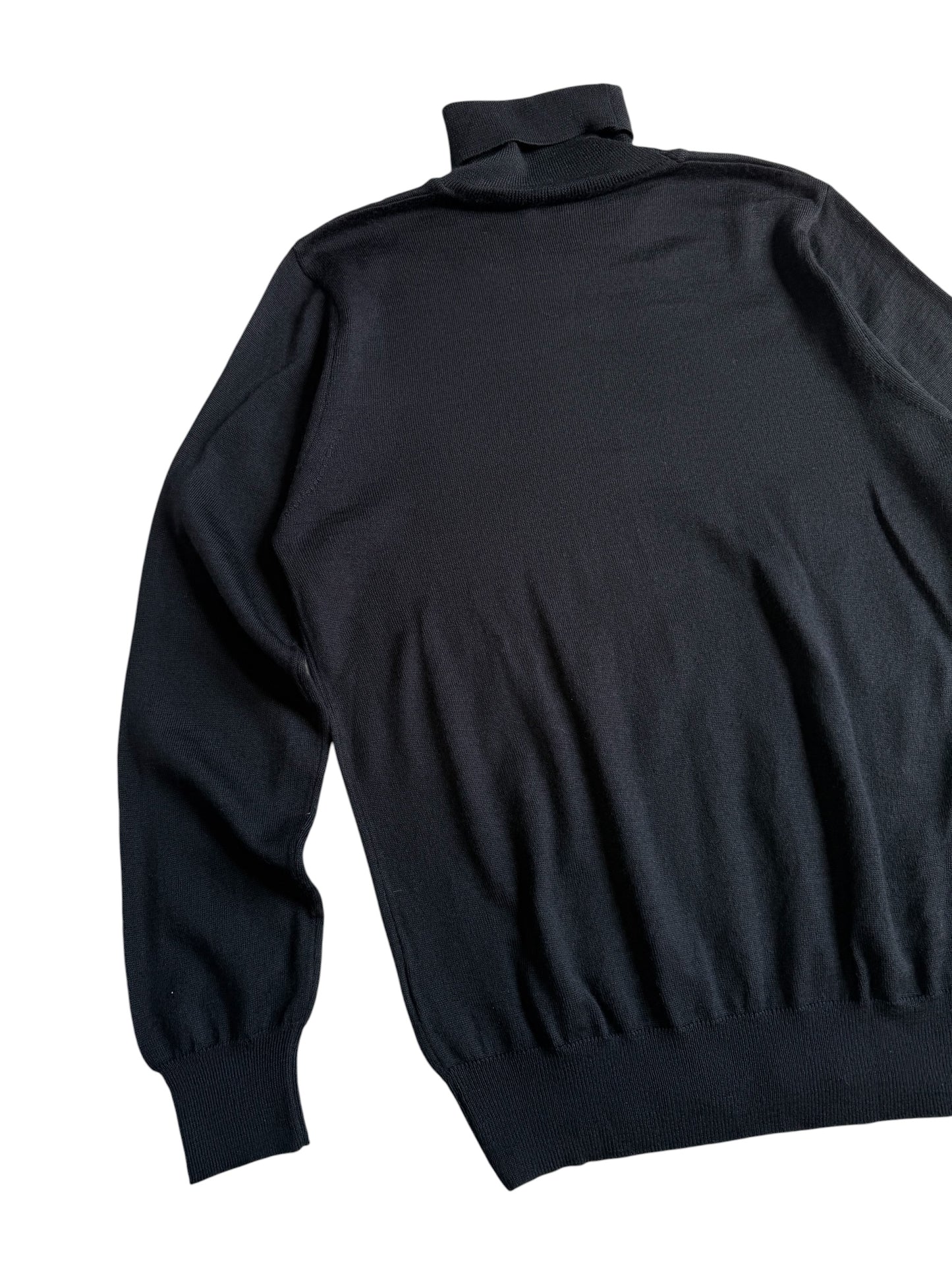 Vintage 1990s Barneys New York Wool Blend Turtleneck Sweater Made in Italy