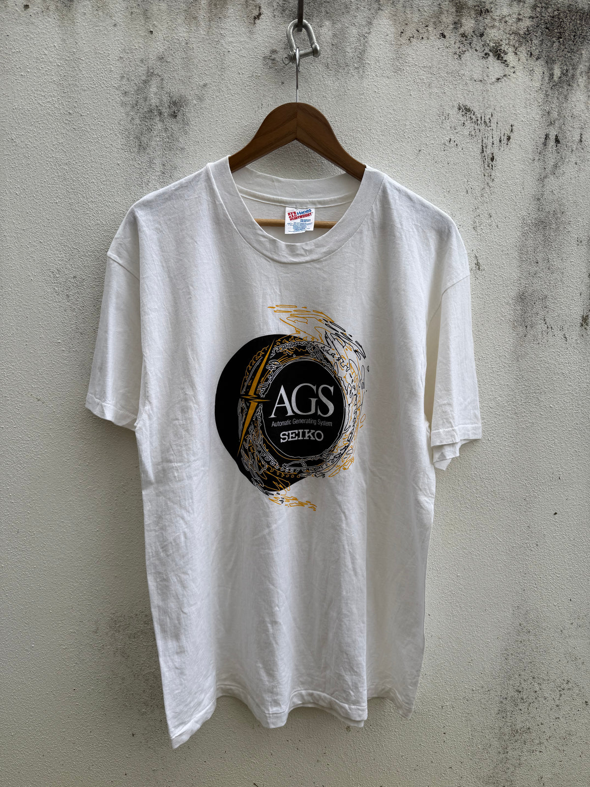 Vintage Seiko AGS Automatic Generating System Watch Promo Tshirt