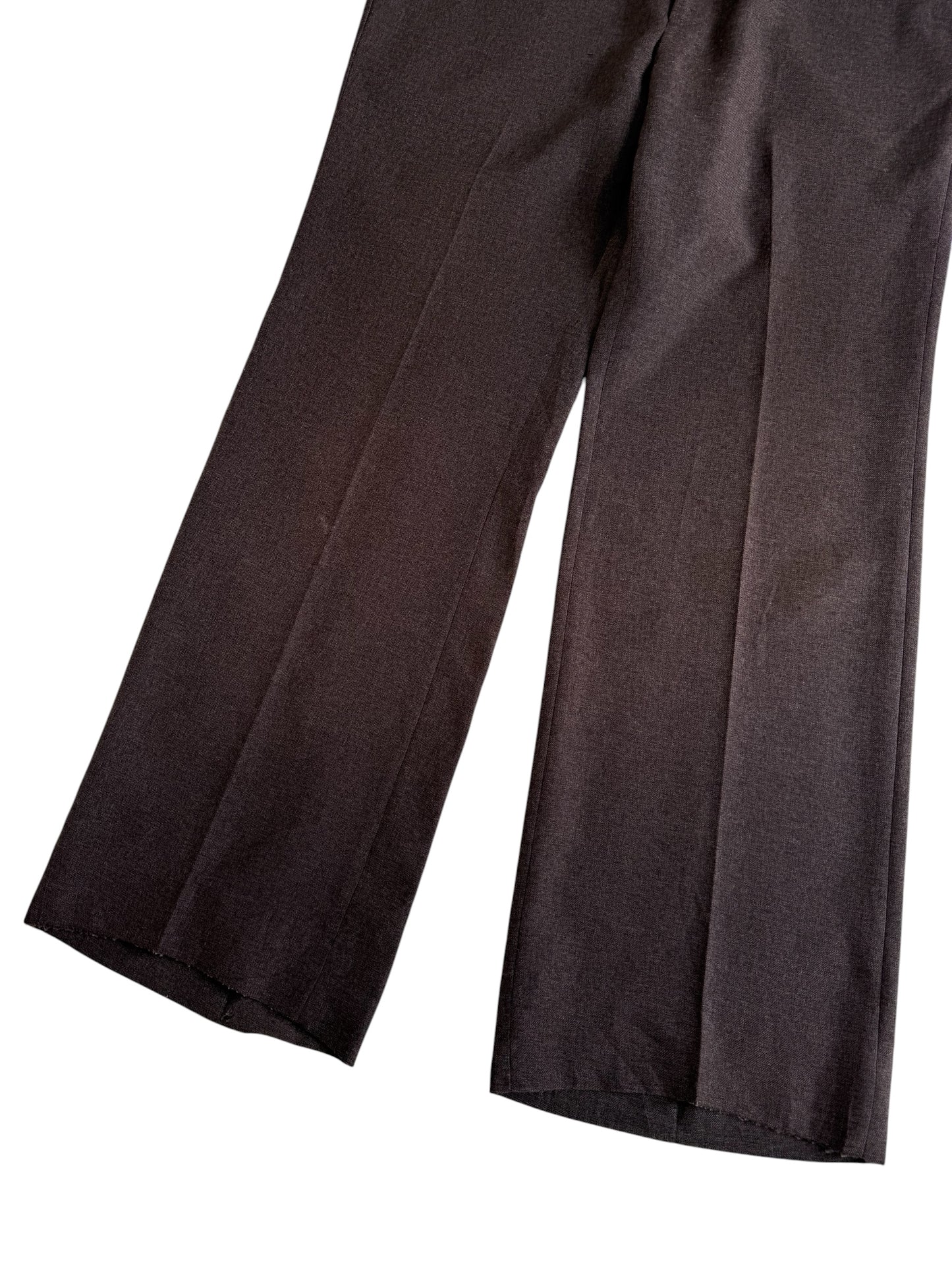 Vintage 1970s-80s Levis Action Slacks Brown Dress Trousers