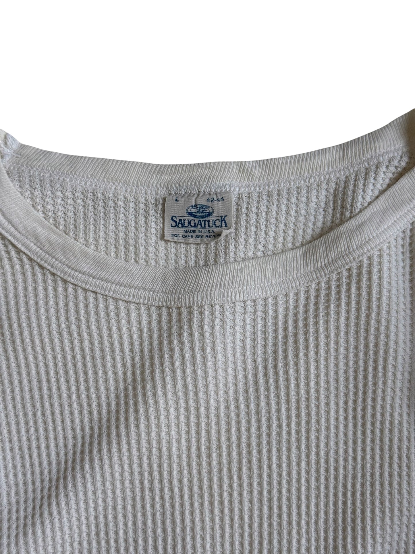 Vintage 80s Saugatuck Longsleeve Thermal Top