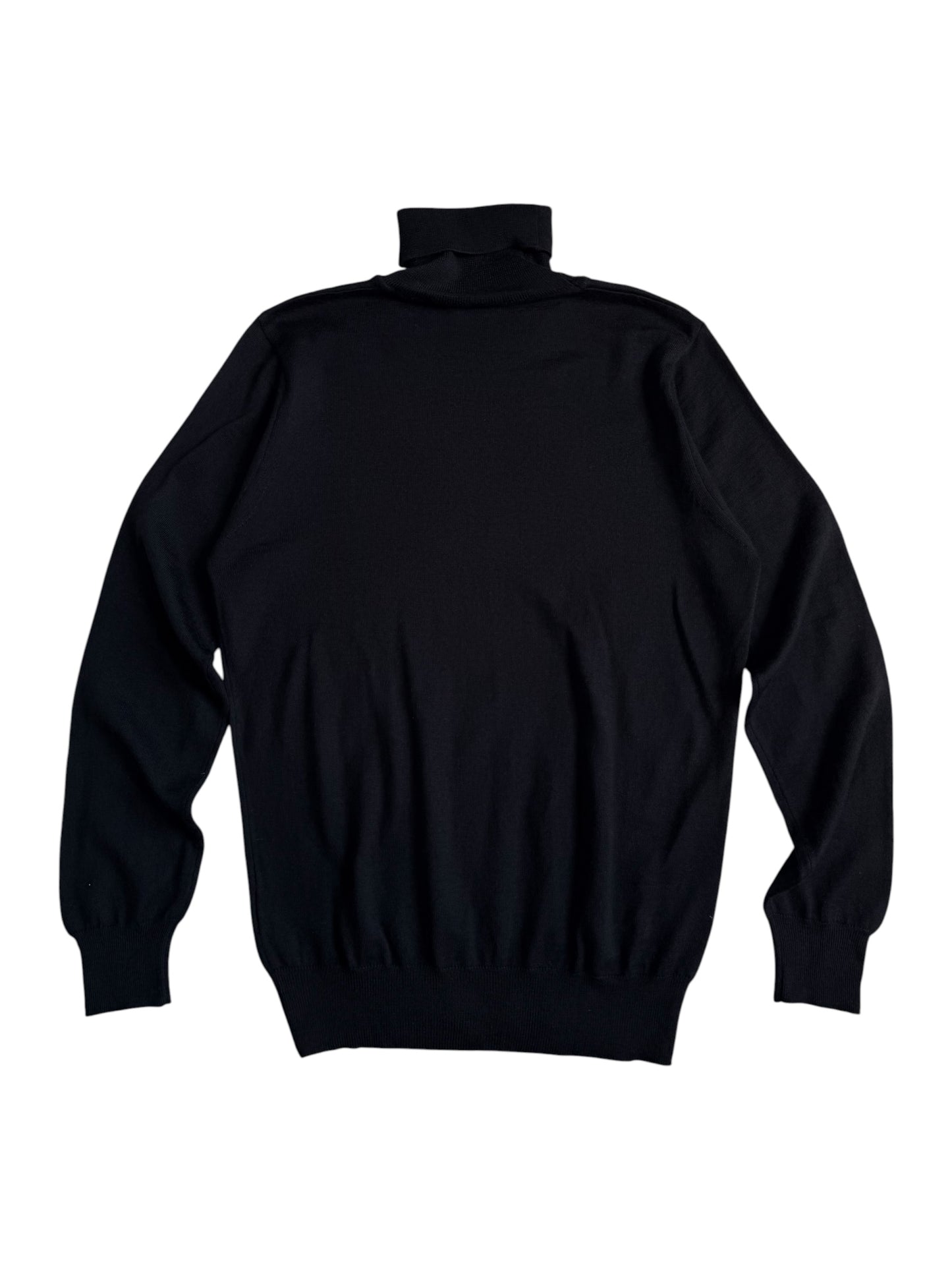 Vintage 1990s Barneys New York Wool Blend Turtleneck Sweater Made in Italy